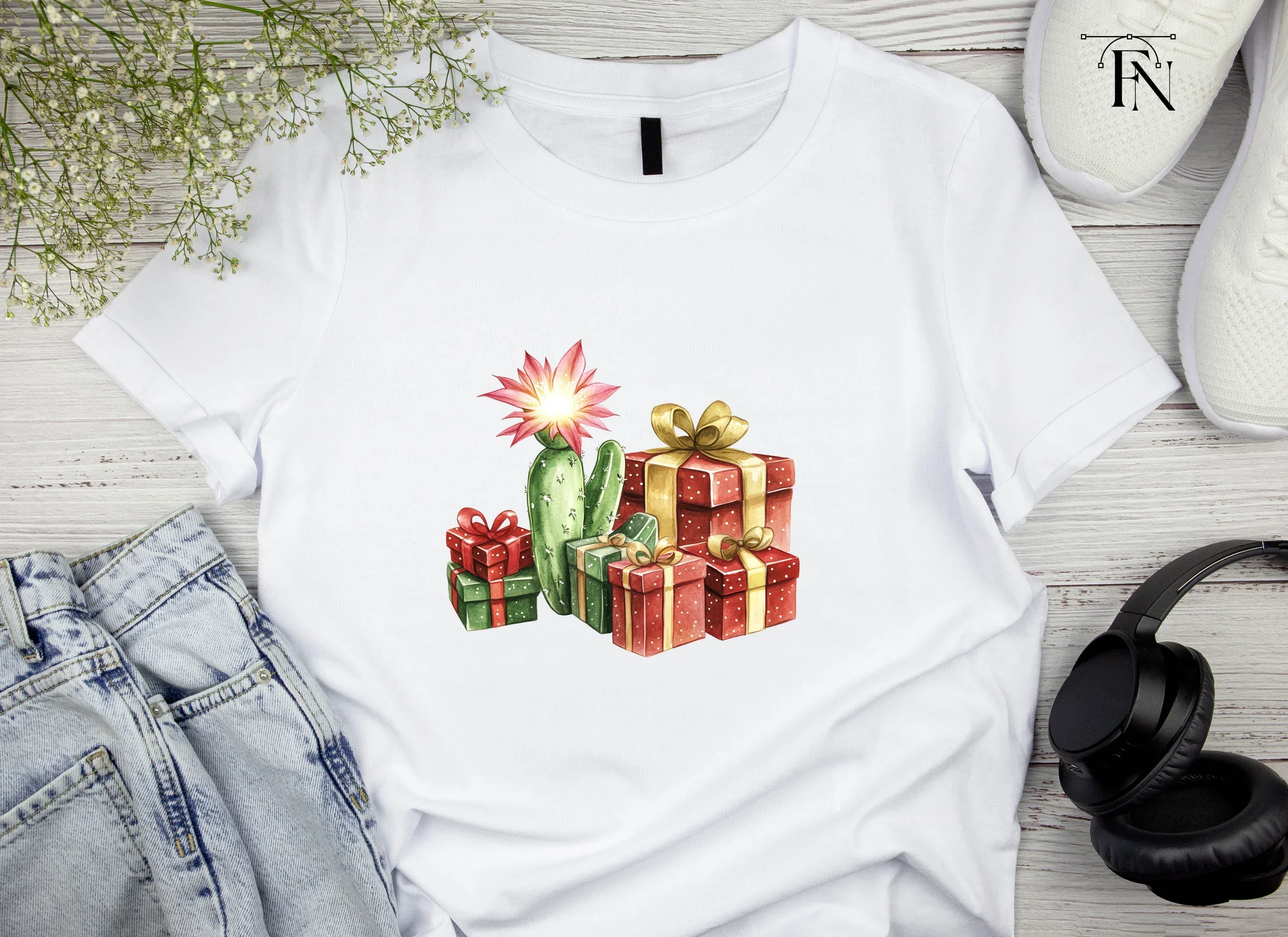 Desert Christmas Presents Clipart Bundle - Image 4