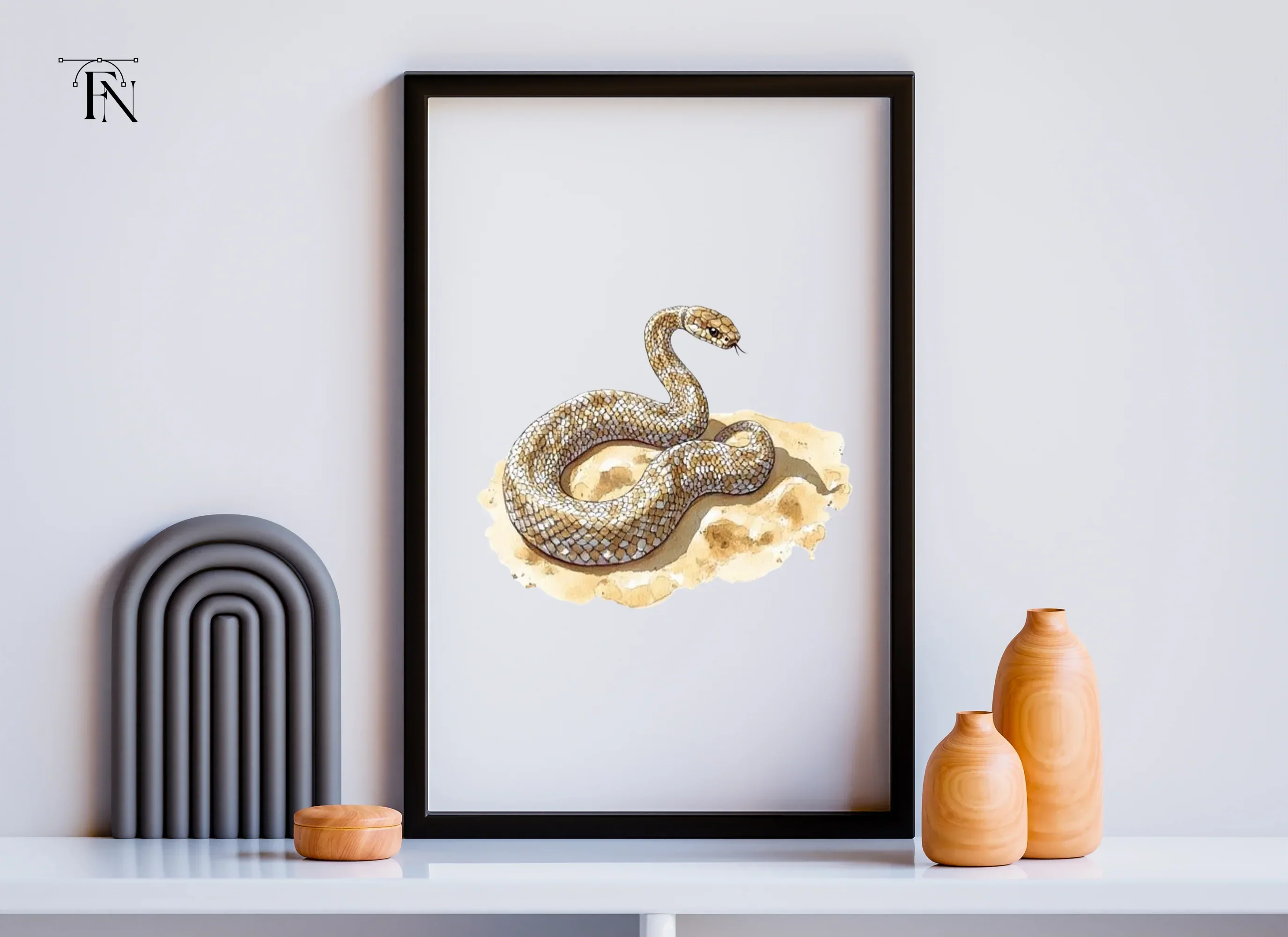 Desert Snake Reptile Clipart Bundle - Image 5