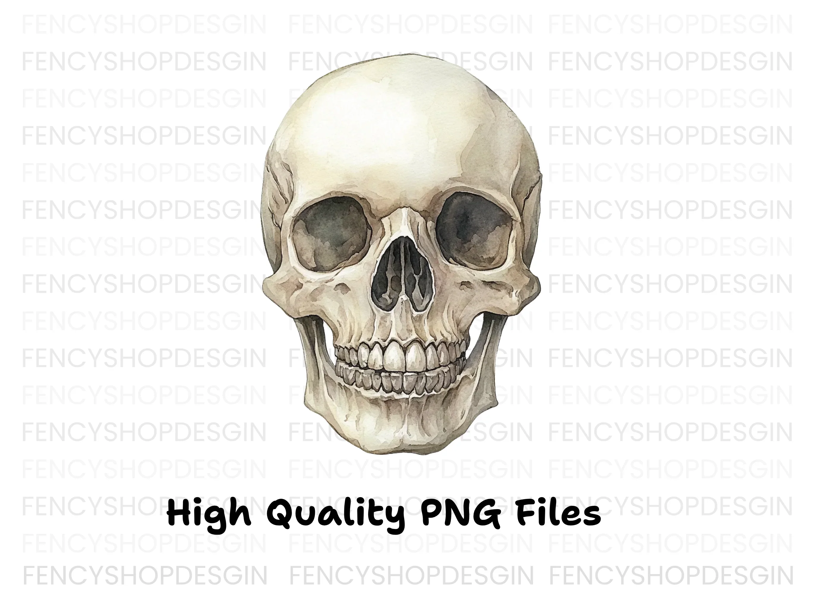Detailed Human Skull Clipart Bundle - Image 6
