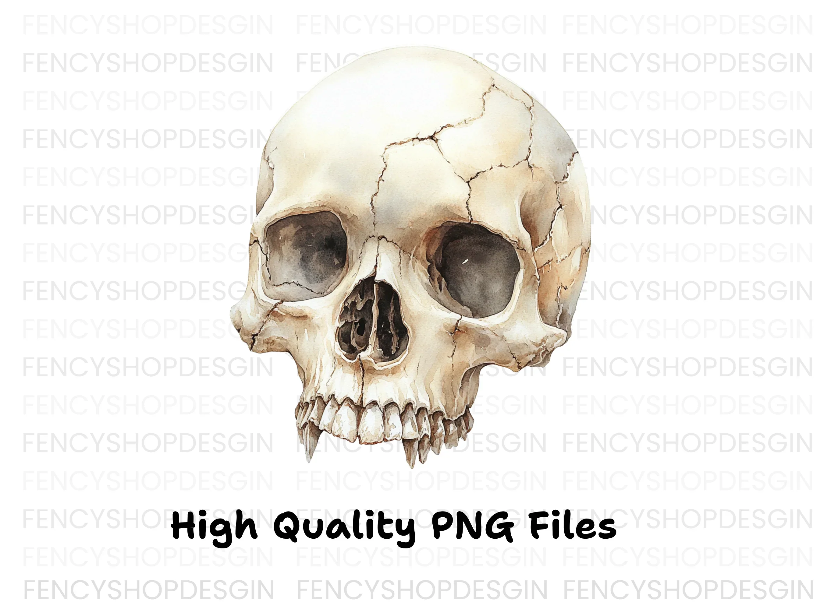 Detailed Skull Illustrations Clipart Bundle - Image 3
