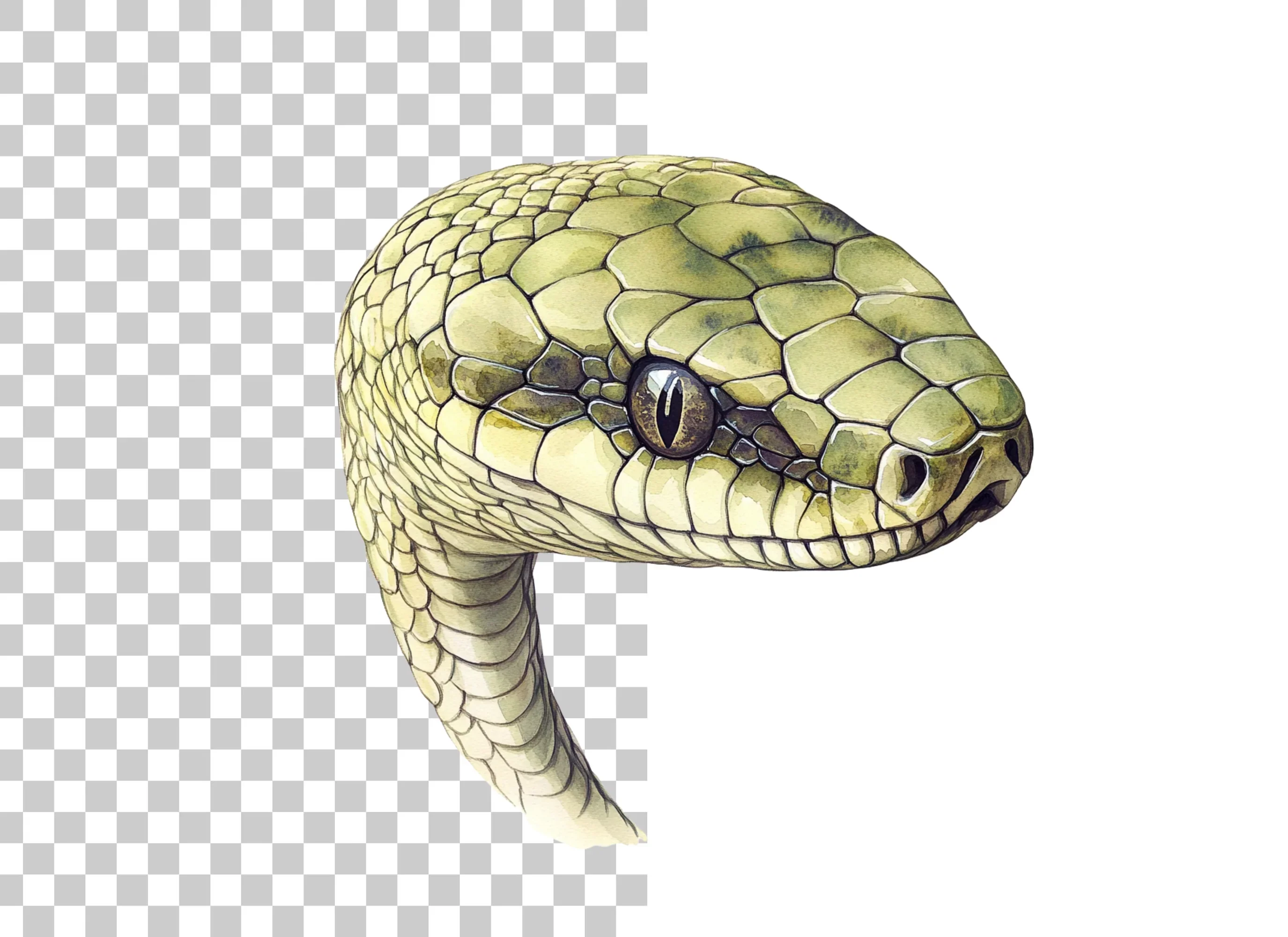 Detailed Snake Head Clipart Bundle - Image 6