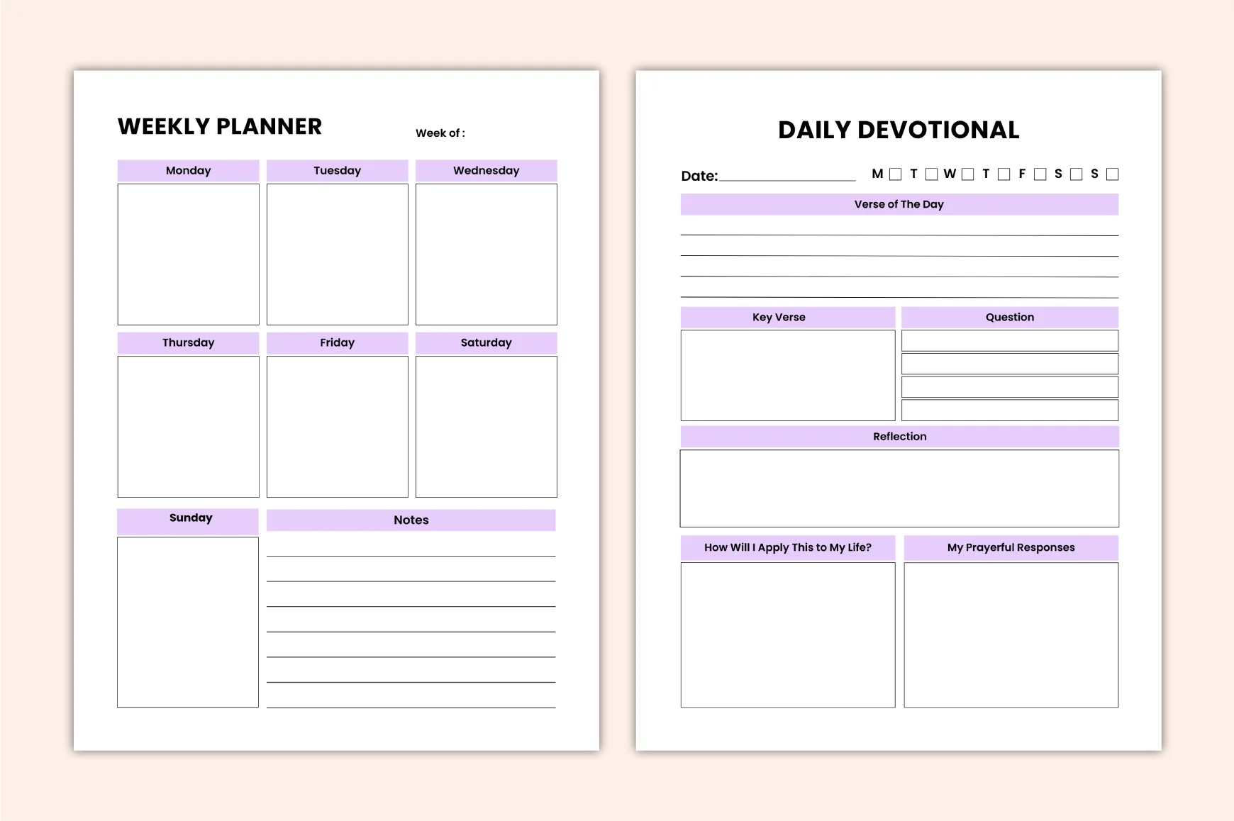 Devotion Prayer Reflection Journal - Image 2