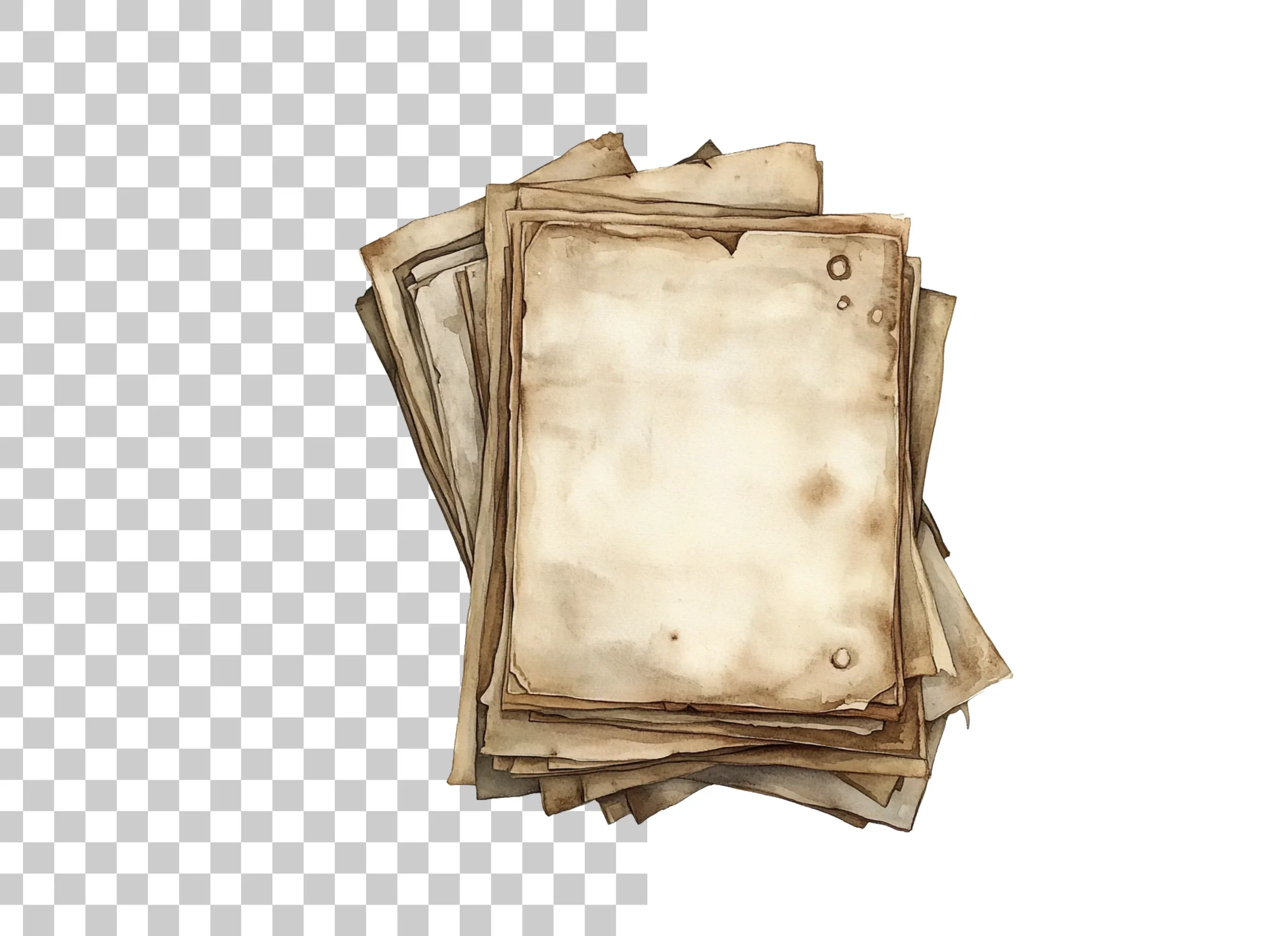Distressed Pile Clipart Bundle - Image 3