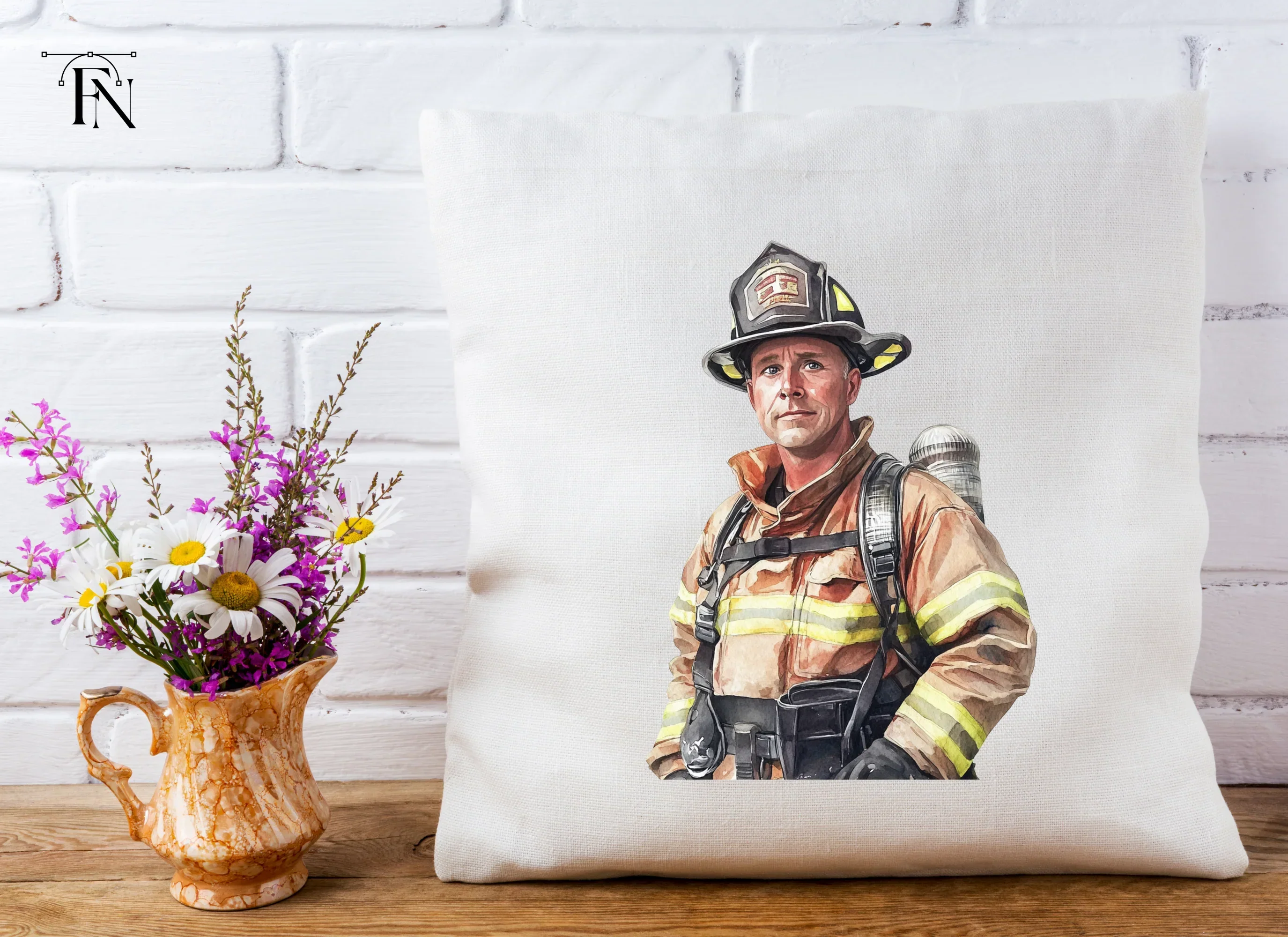 Diverse Firefighter Clipart Bundle - Image 3