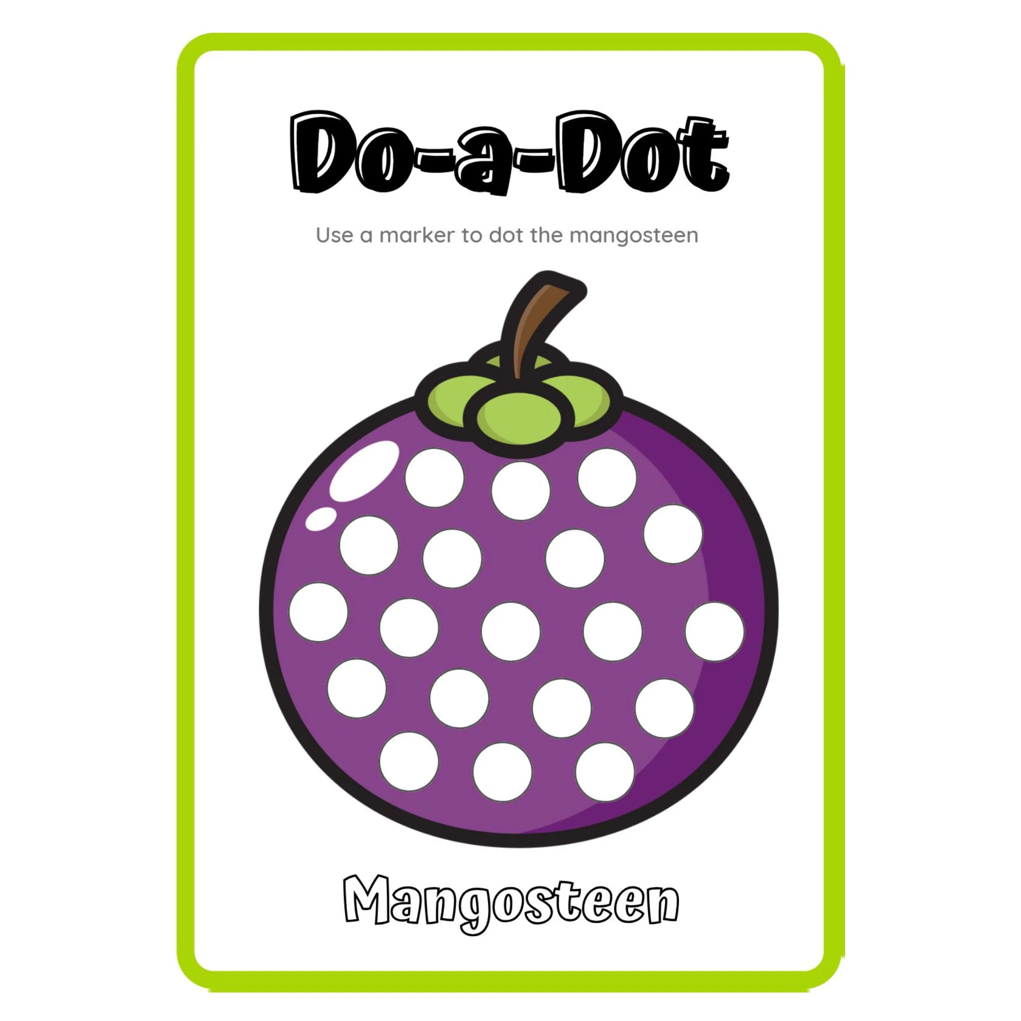 Do a Dot Fruits Vegetables Letters Worksheets - Image 2