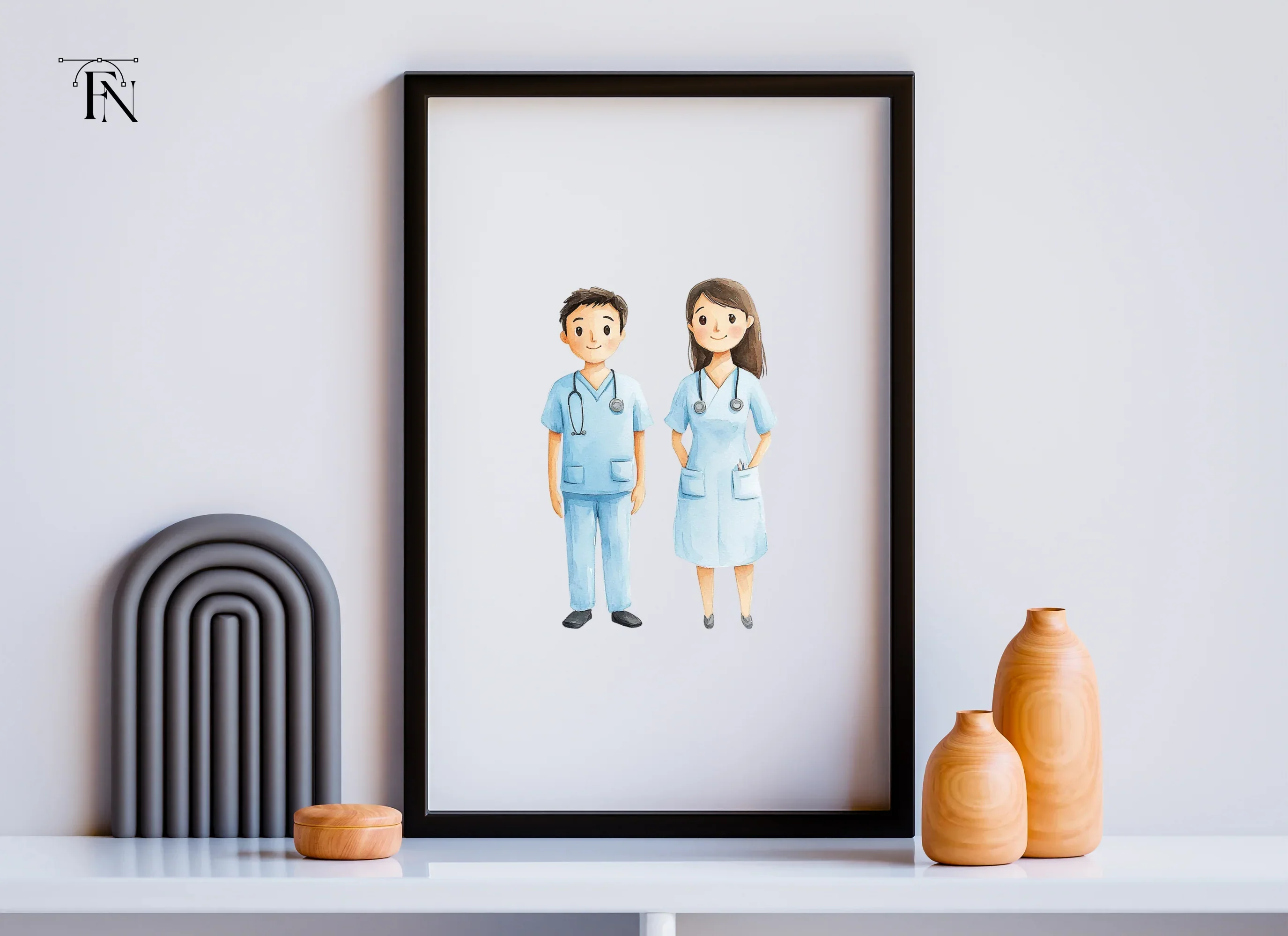 Doctors and Nurses Clipart Bundle - Image 6
