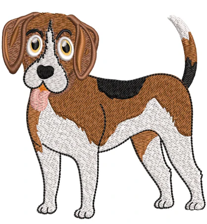 Dog Embroidery Design