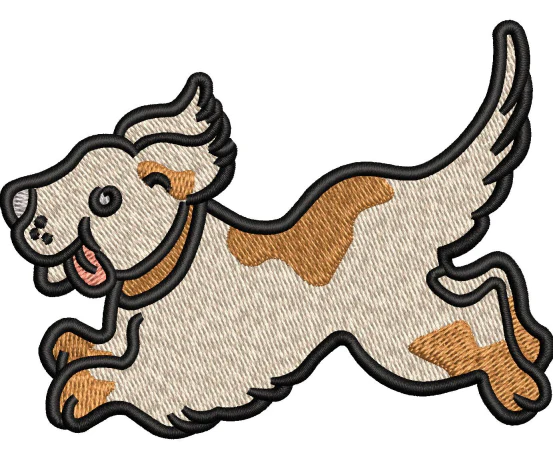 Dog Embroidery Design