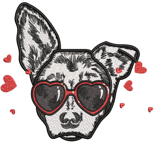 Dog Embroidery Design