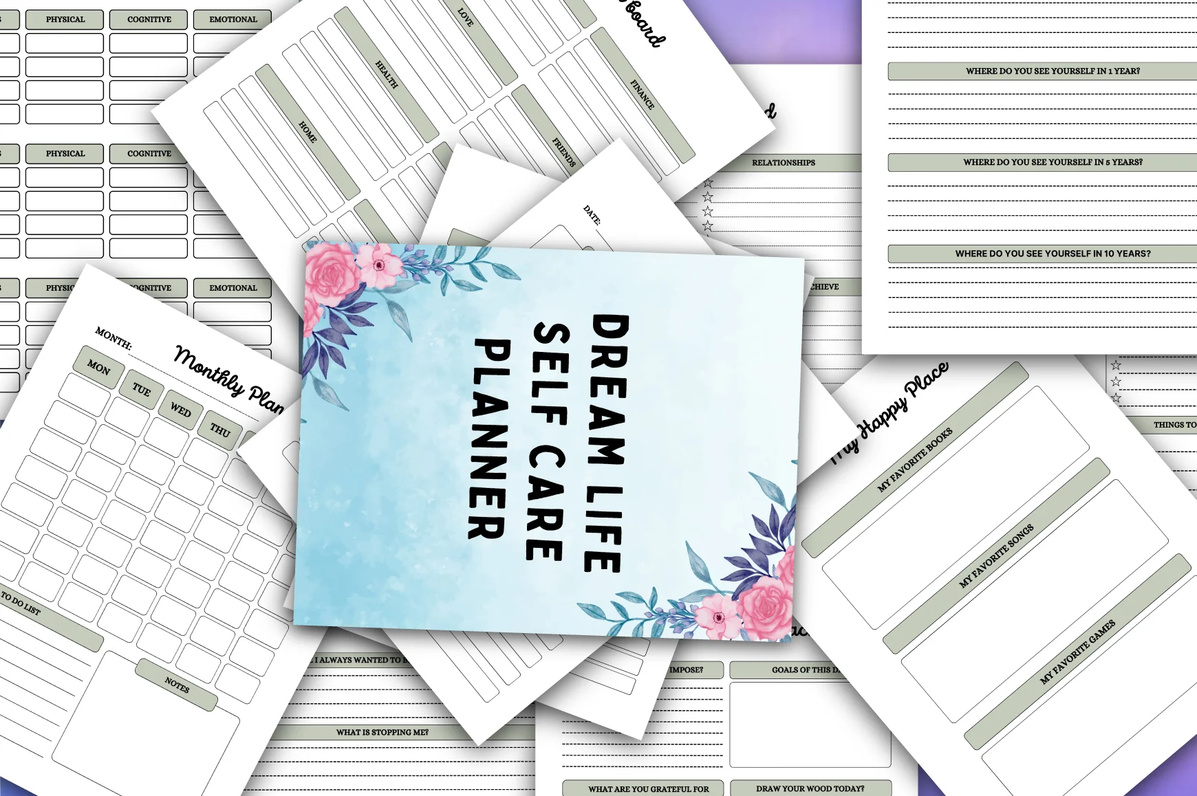Dream Life Self Care Planner - Image 4