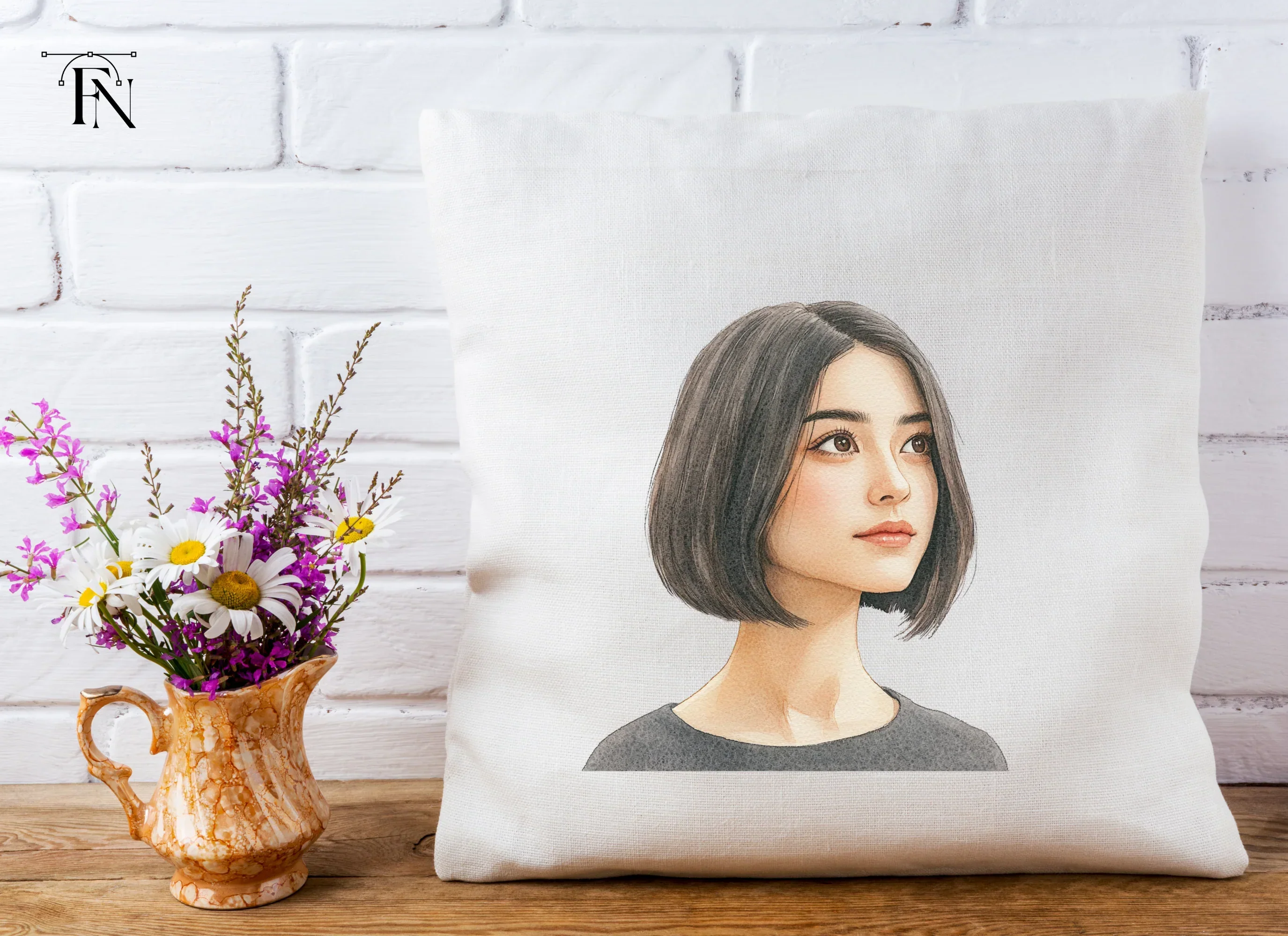 Dreamy Bob Hairstyle Girl Clipart Bundle - Image 5