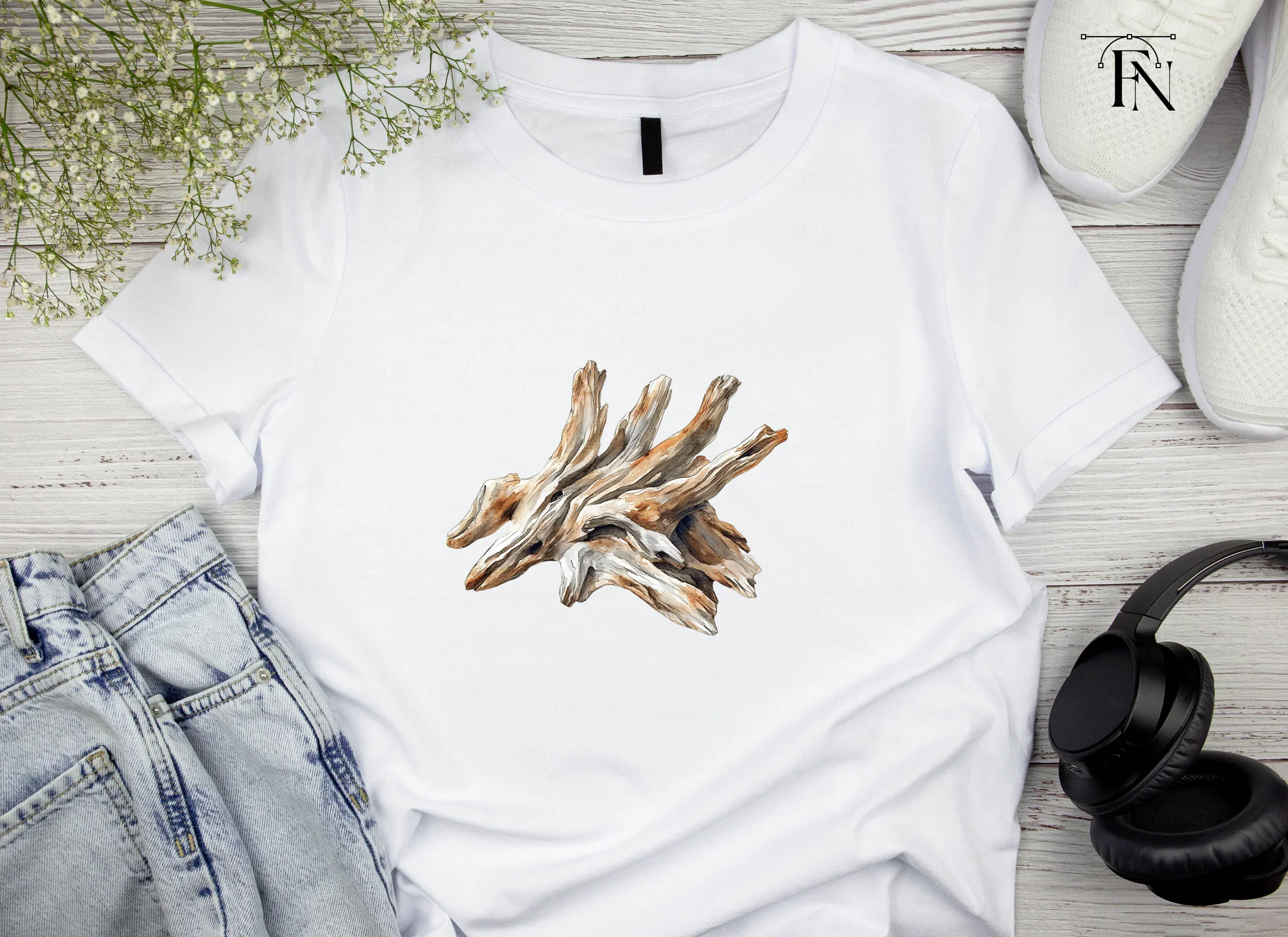 Driftwood Clipart Bundle - Image 4