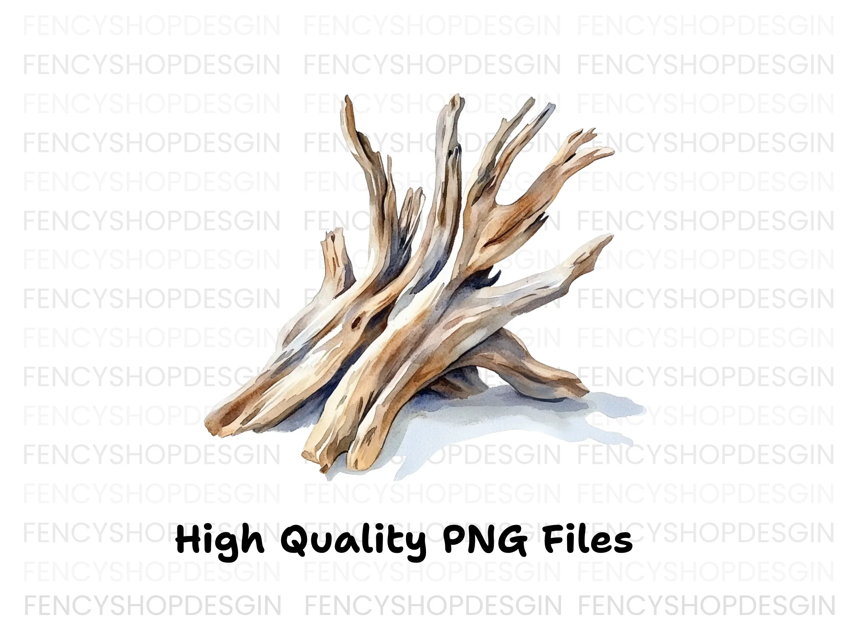Driftwood Pile Clipart Bundle - Image 2