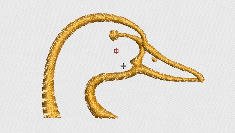 Duck Embroidery Design