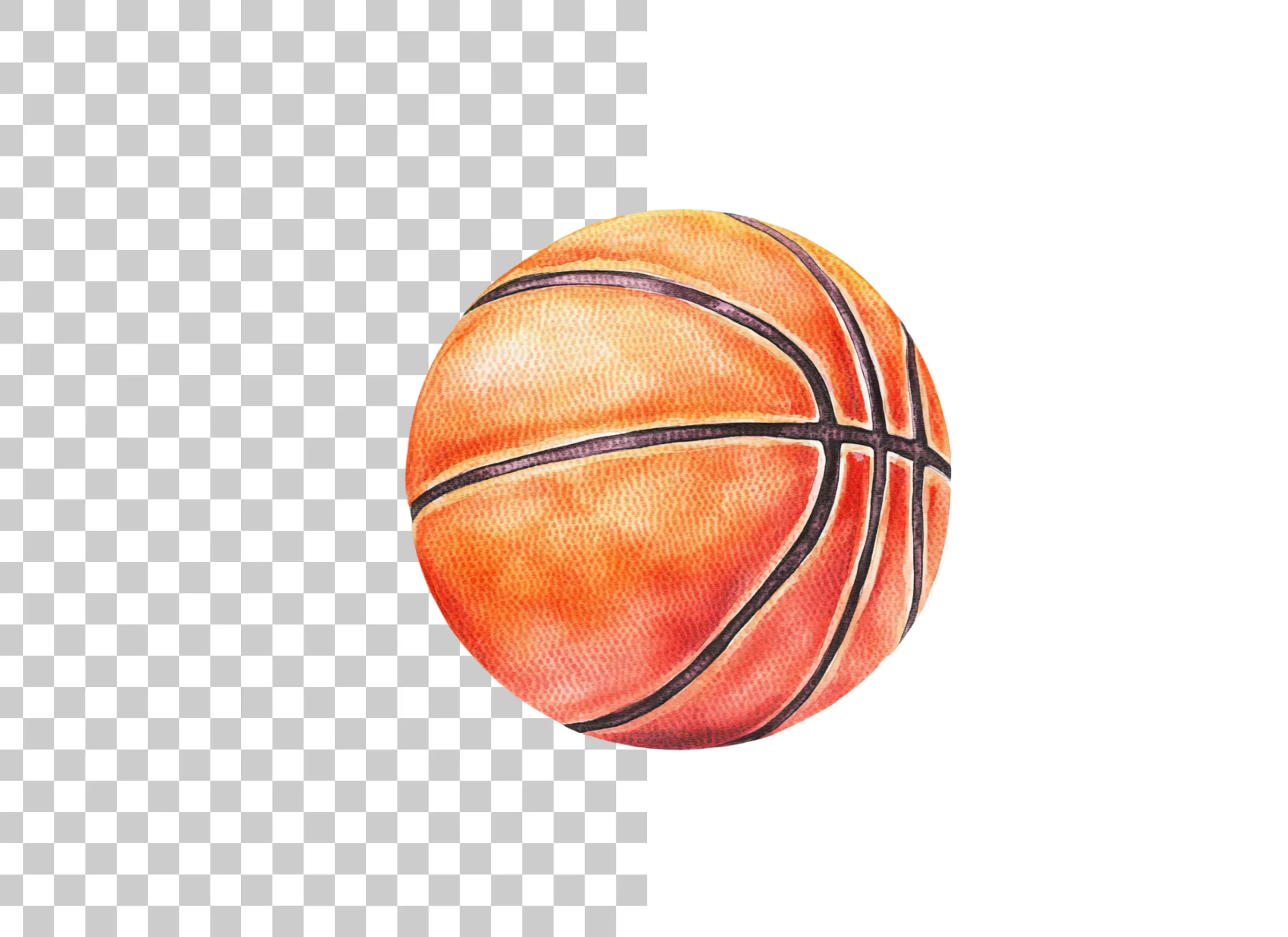 Dynamic Basketball Elements Clipart Bundle - Image 6