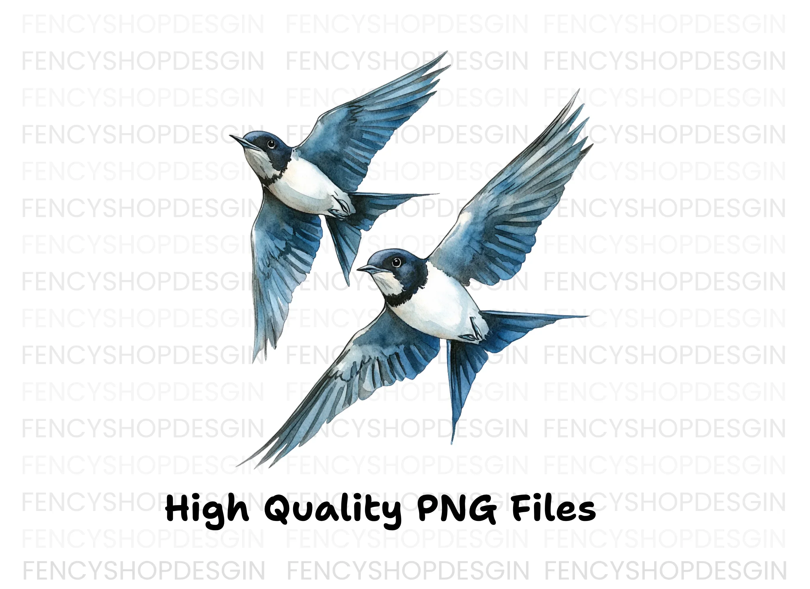 Dynamic Swallow Flight Clipart Bundle - Image 2