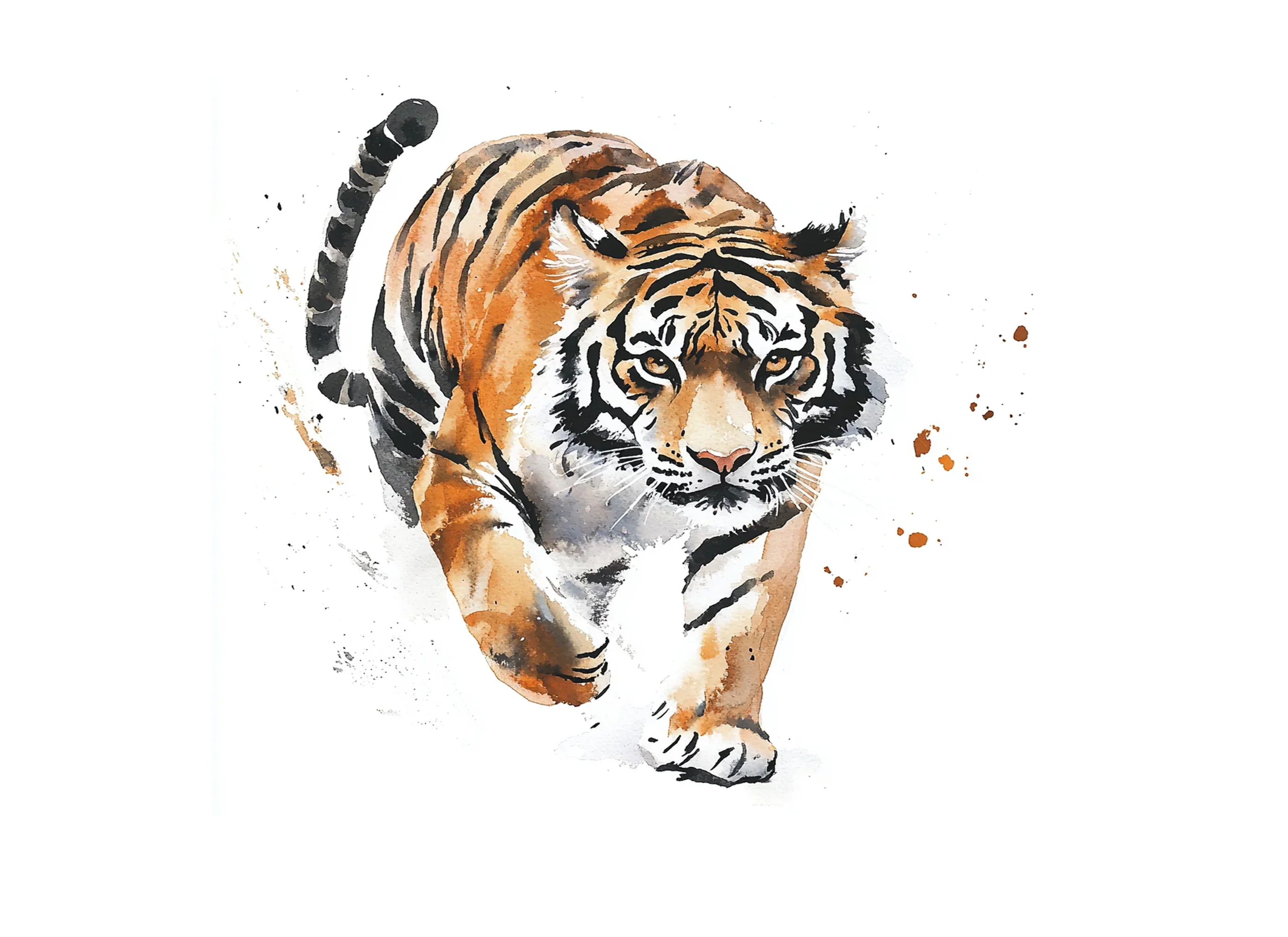 Dynamic Tiger Clipart Bundle - Image 2