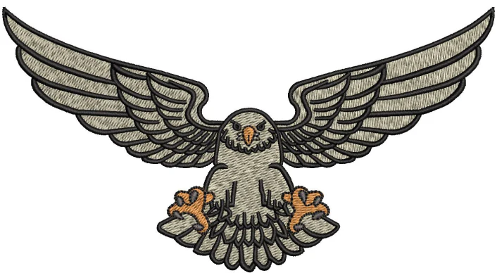 Eagle I Embroidery Design