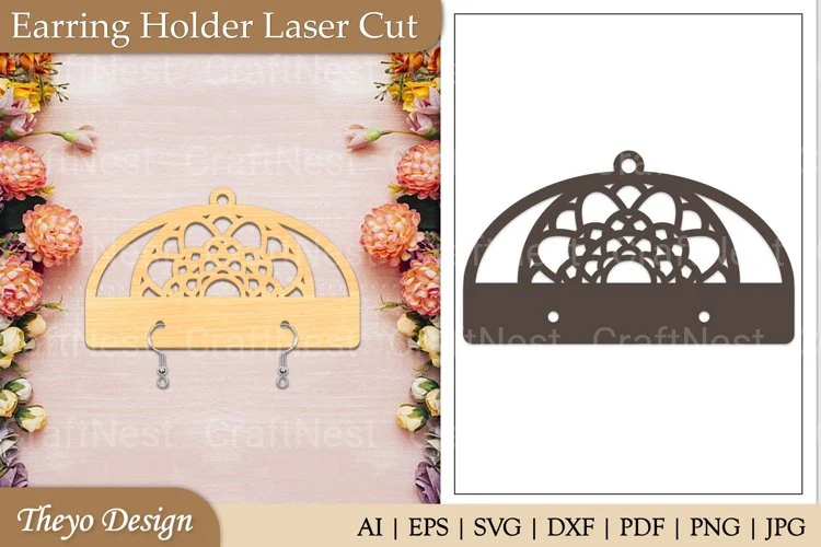 Earrings Holder SVG Bundle