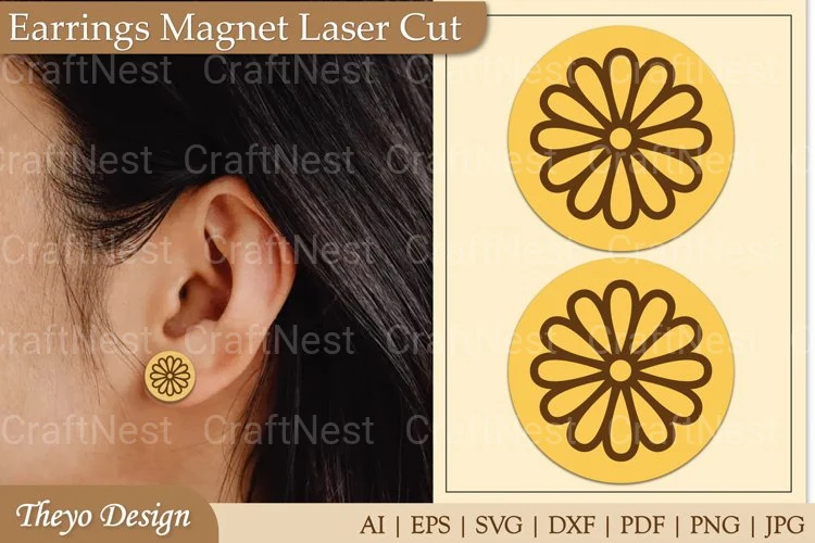 Earrings Magnet SVG Bundle