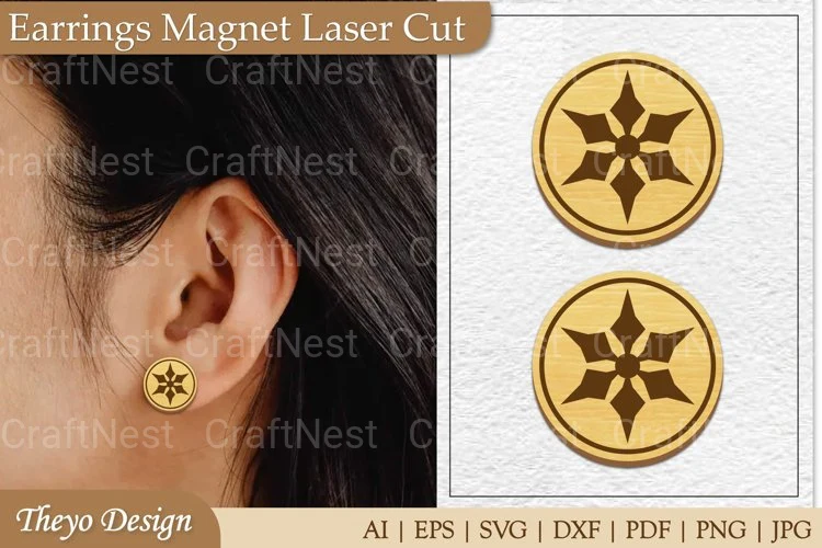 Earrings Magnet SVG Bundle