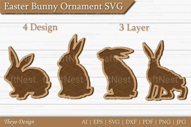 Easter Bunny SVG Bundle - Image 4