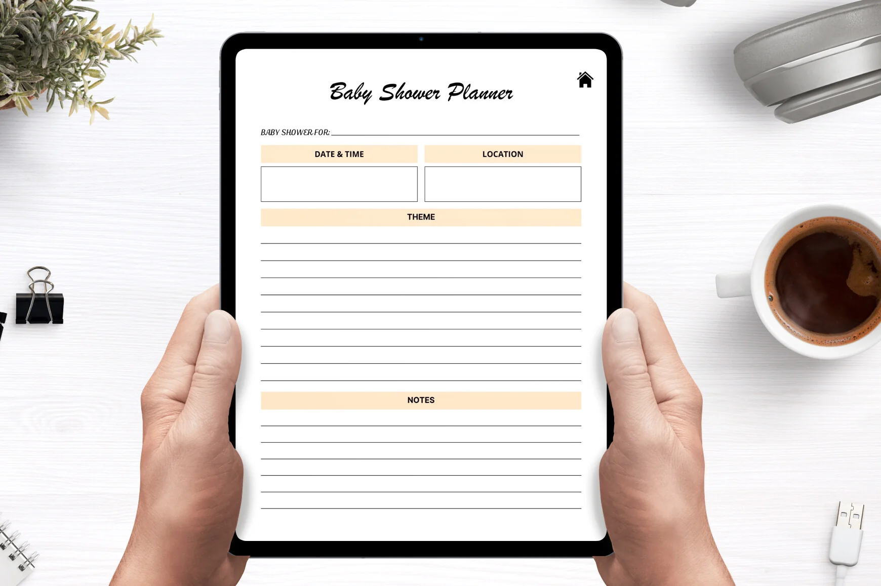 Editable Baby Shower Planner - Image 3