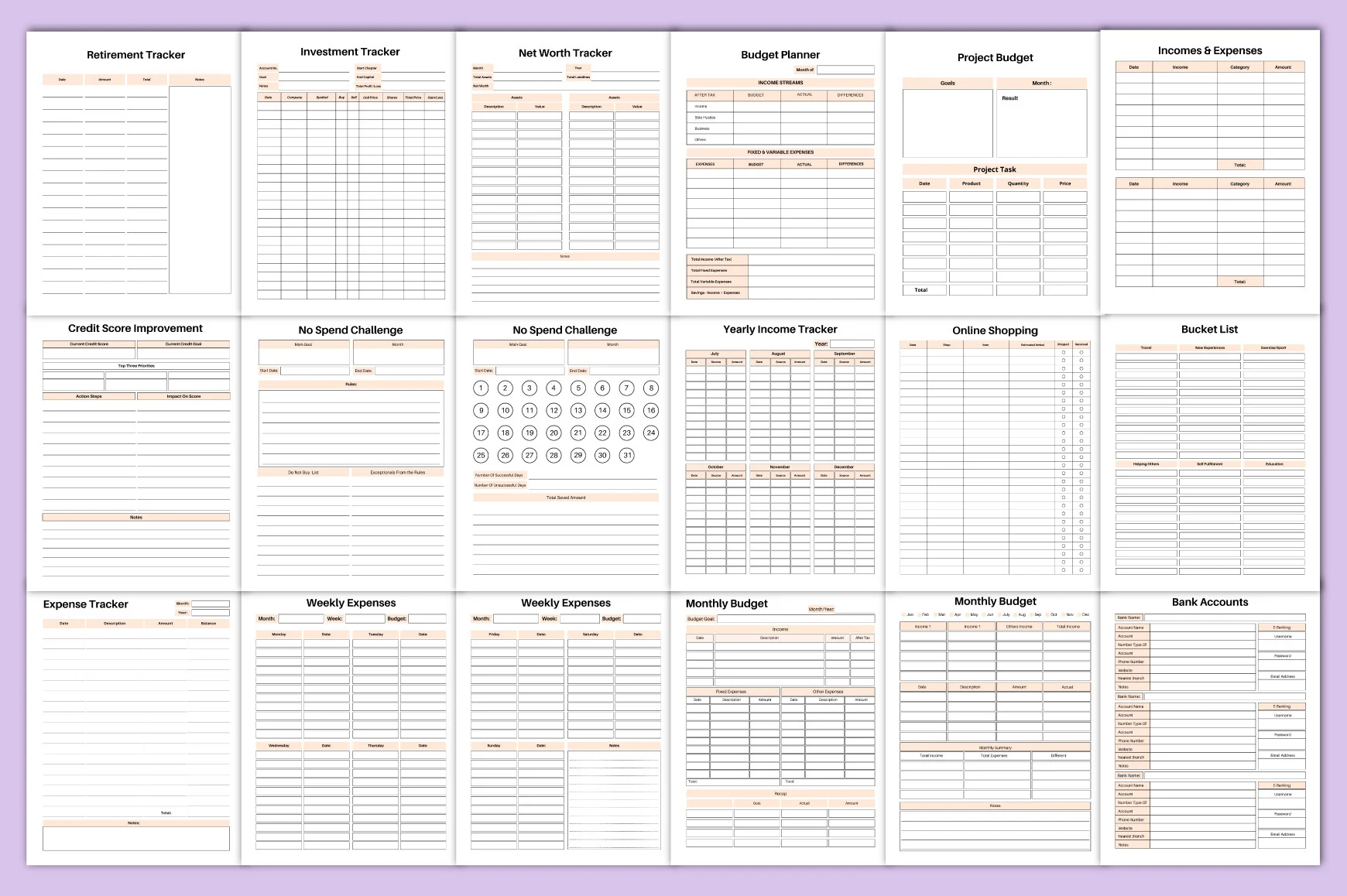 Editable Budget Planner - Image 3