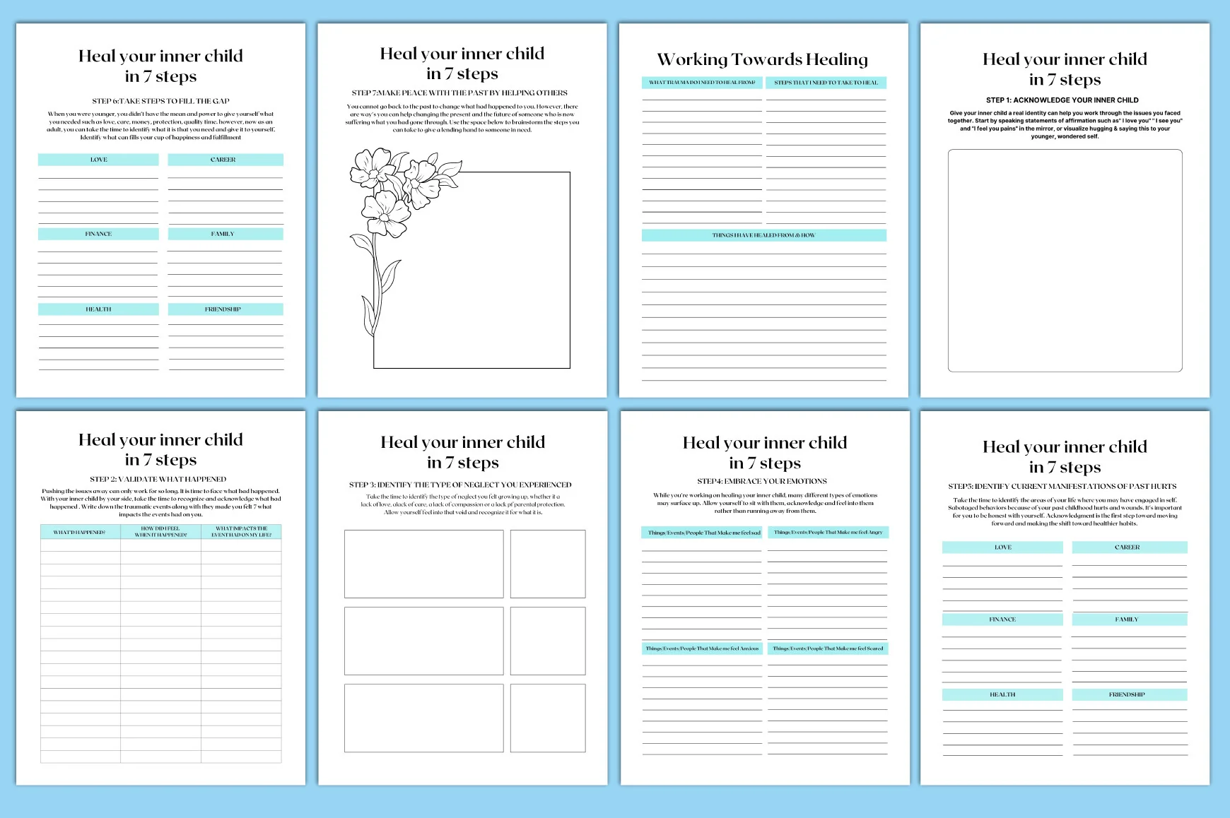 Editable Mega Therapy Journal - Image 3