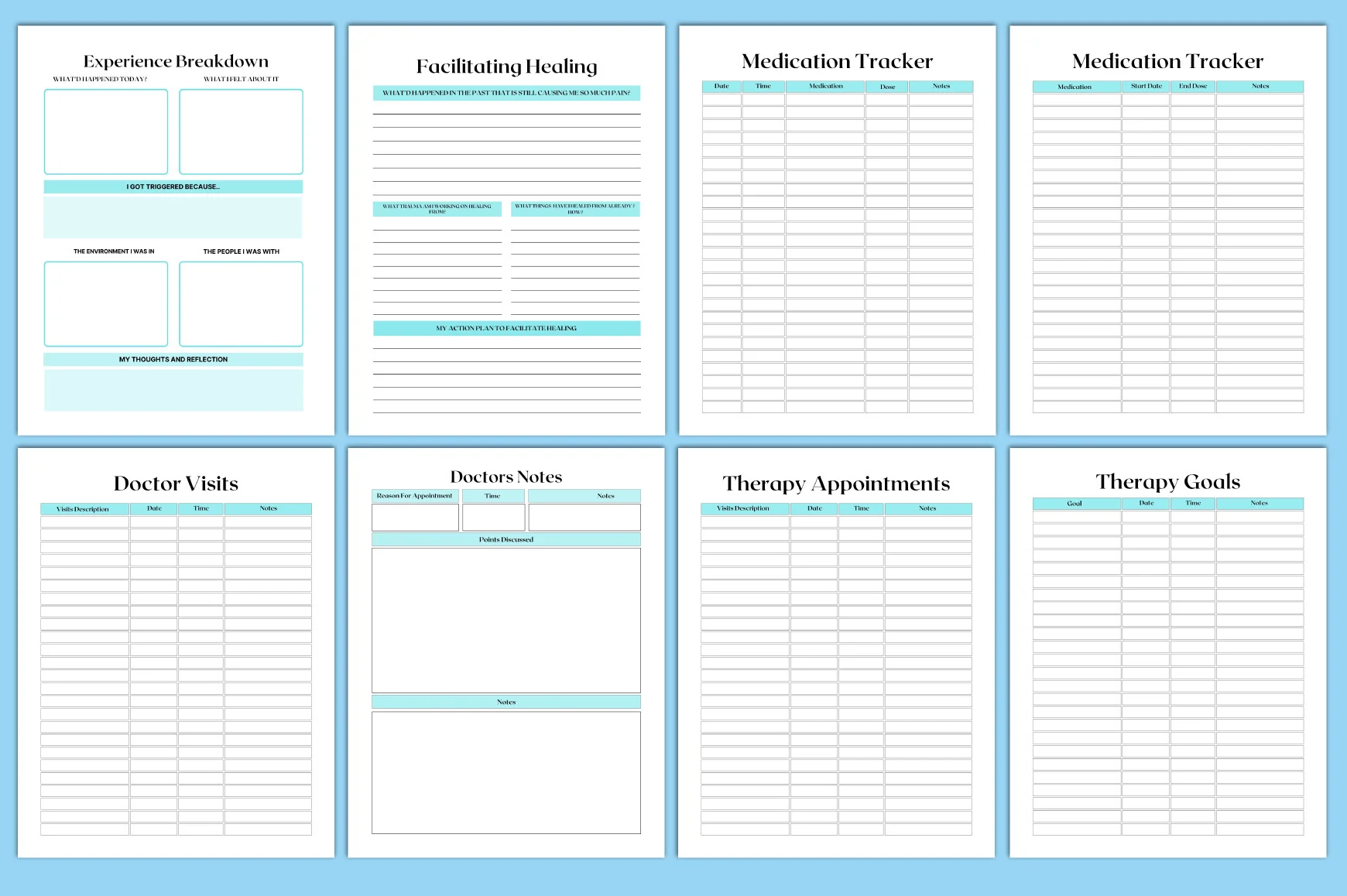 Editable Mega Therapy Journal - Image 4