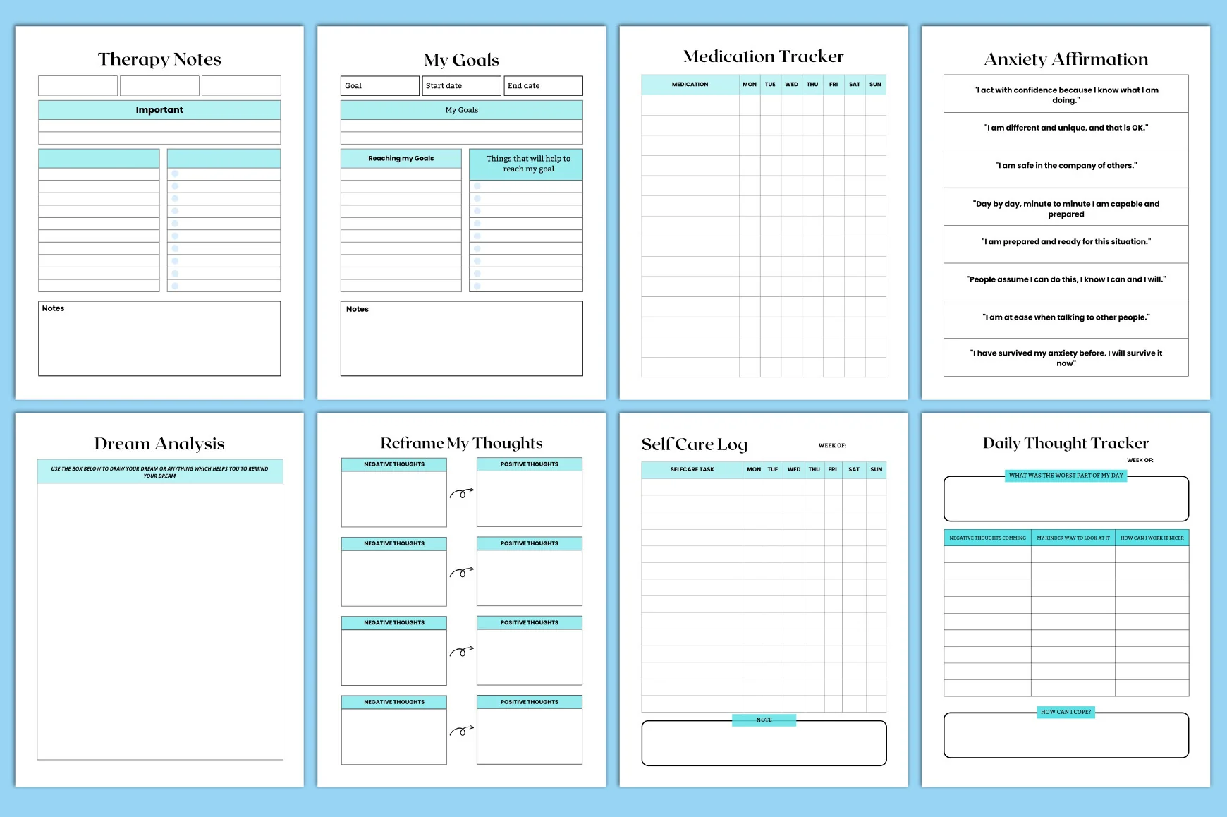 Editable Mega Therapy Journal - Image 6