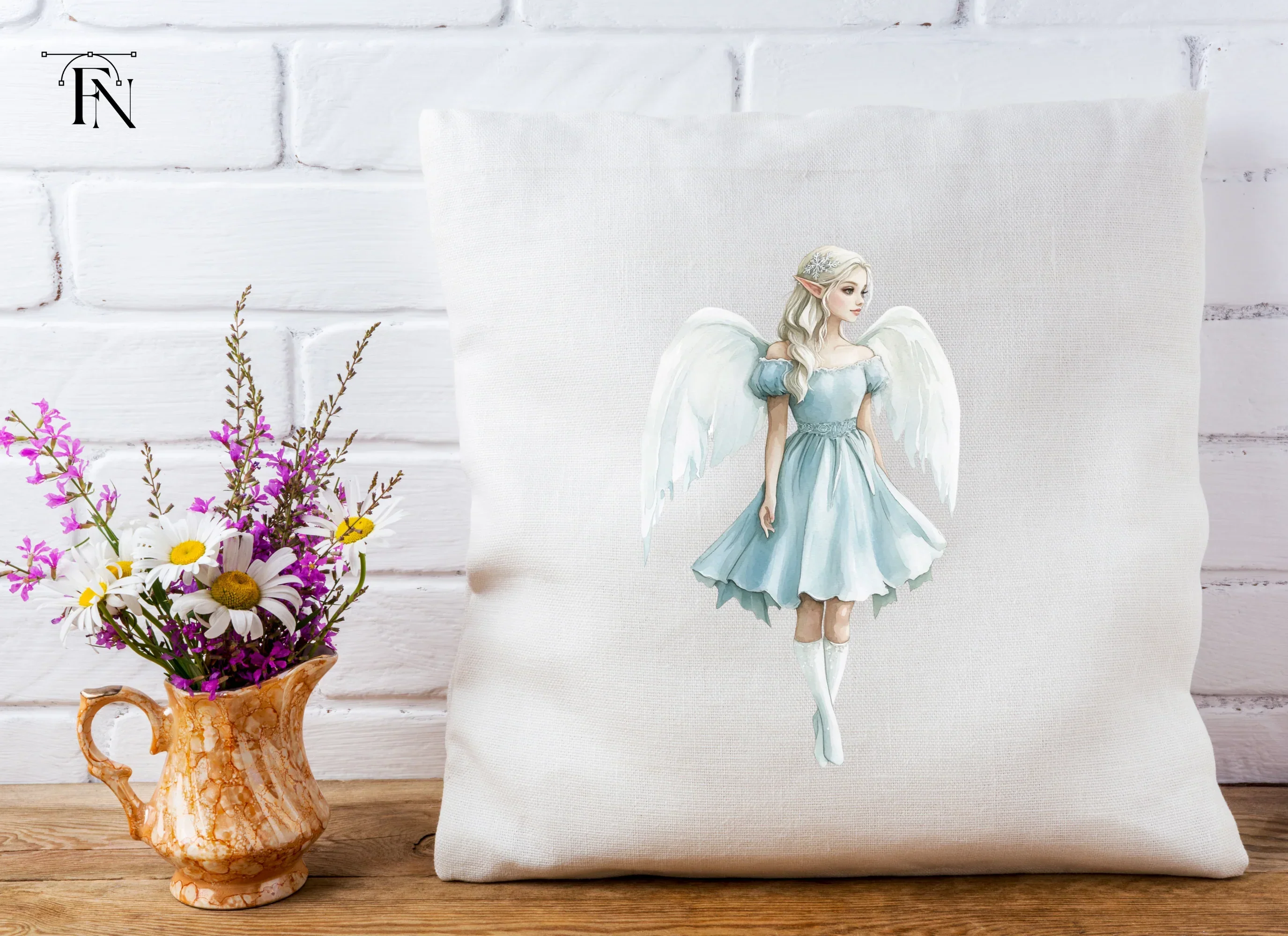 Elegant Angelic Fairy Clipart Bundle - Image 4