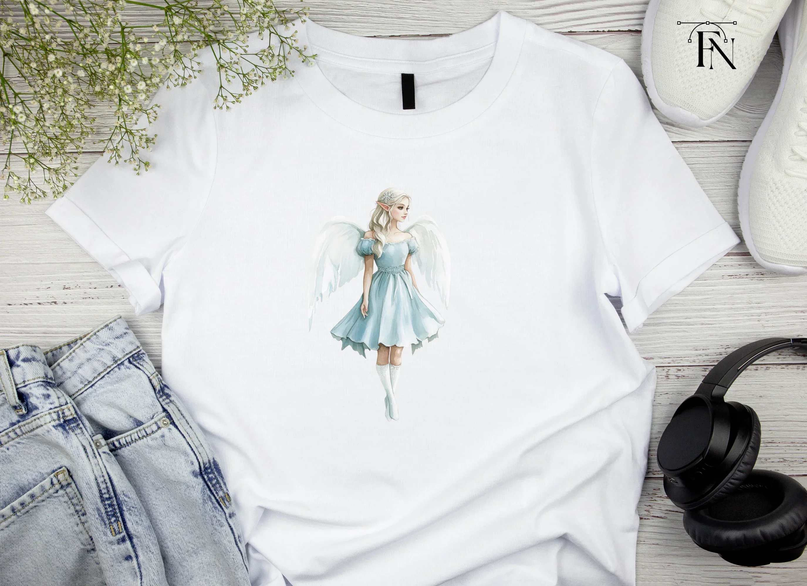 Elegant Angelic Fairy Clipart Bundle - Image 5