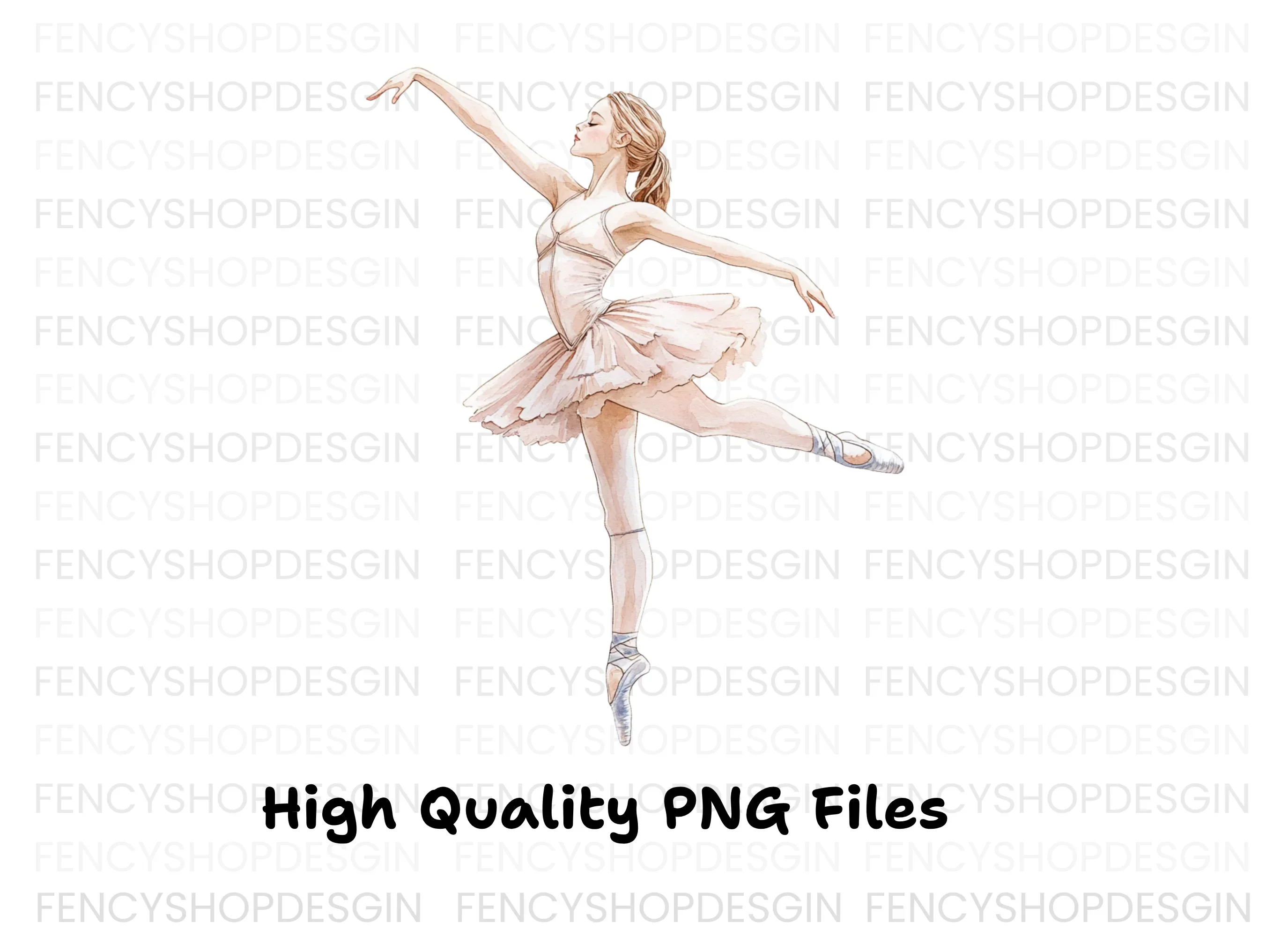 Elegant Ballerina Clipart Bundle - Image 2