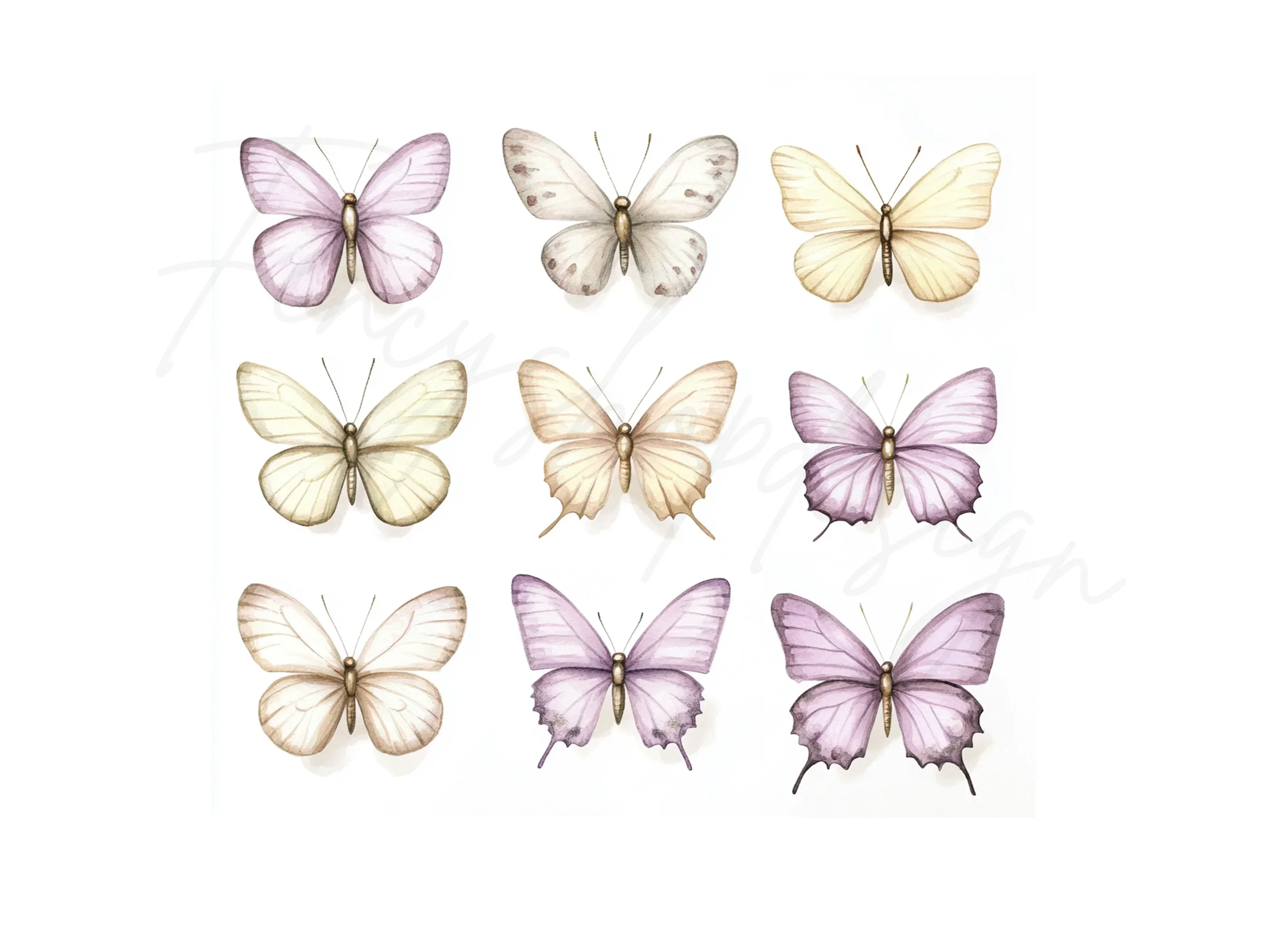 Elegant Butterfly Clipart Bundle - Image 3