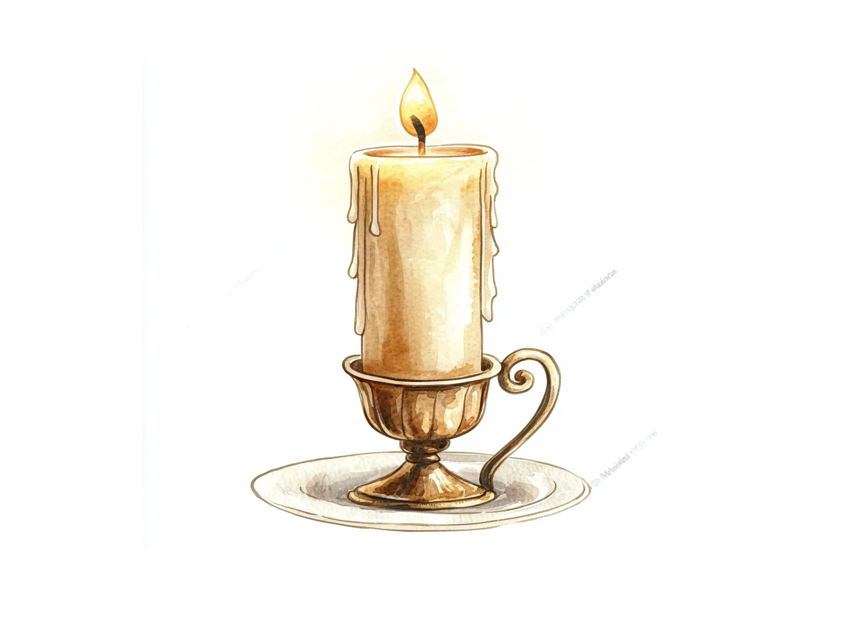 Elegant Candlestick Clipart Bundle - Image 2