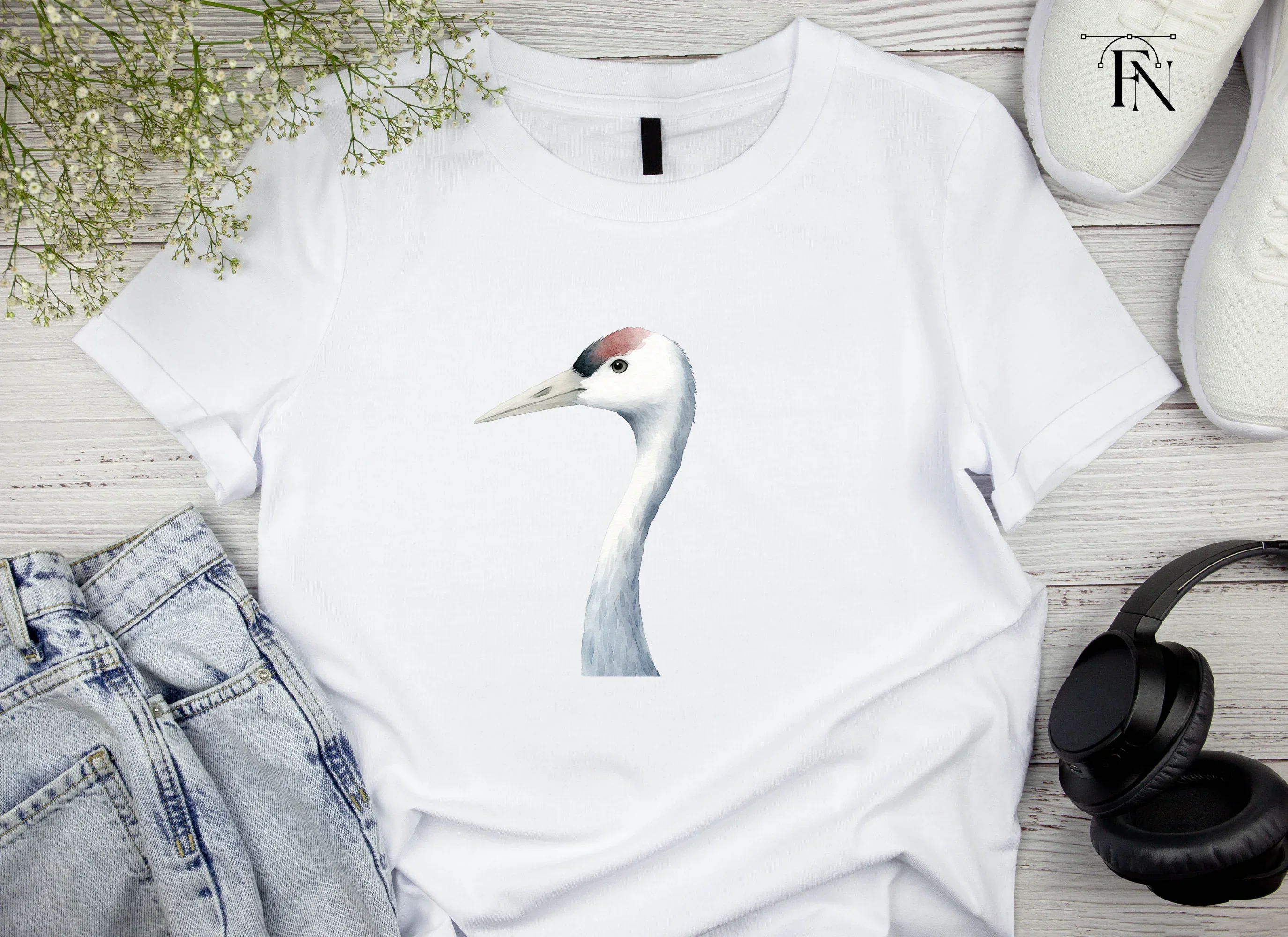Elegant Crane Bird Head Clipart Bundle - Image 5