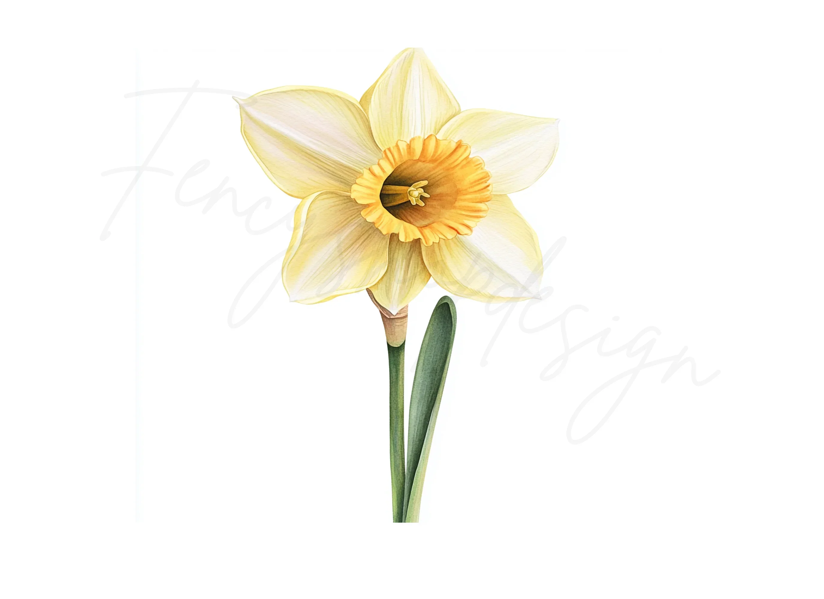 Elegant Daffodil Flower Clipart Bundle - Image 2