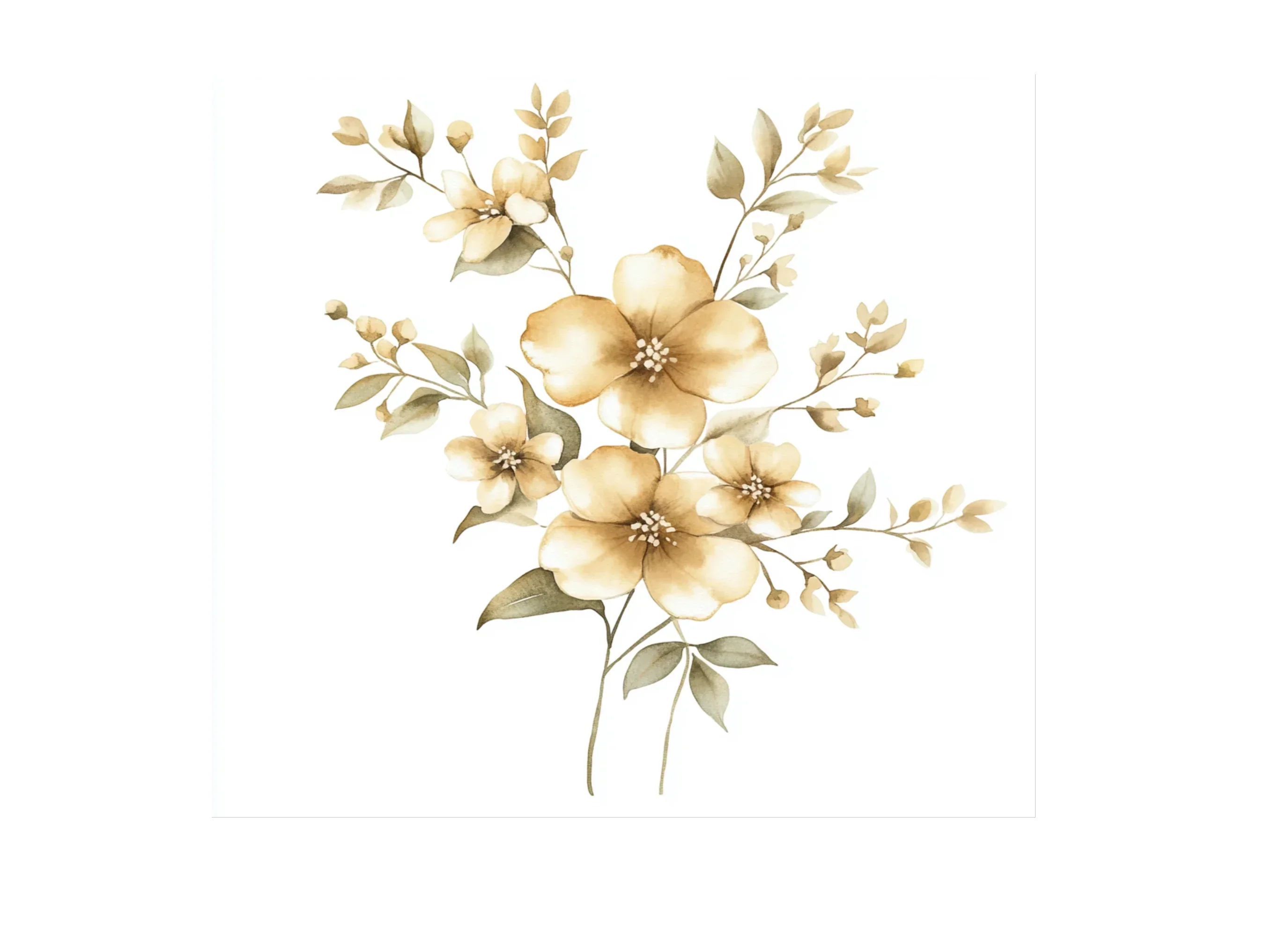 Elegant Floral Arrangement Clipart Bundle - Image 3