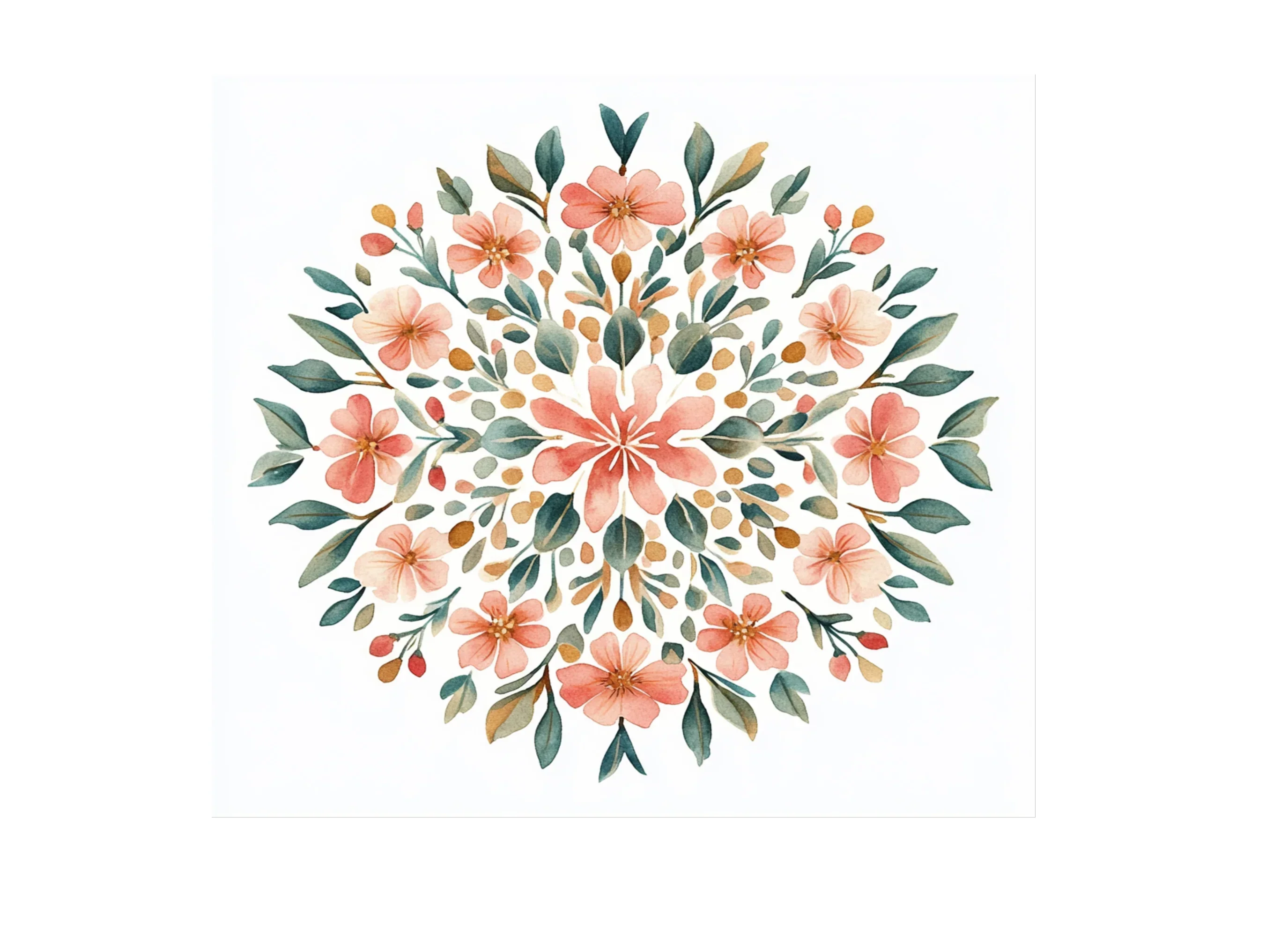 Elegant Floral Mandala Clipart Bundle - Image 2