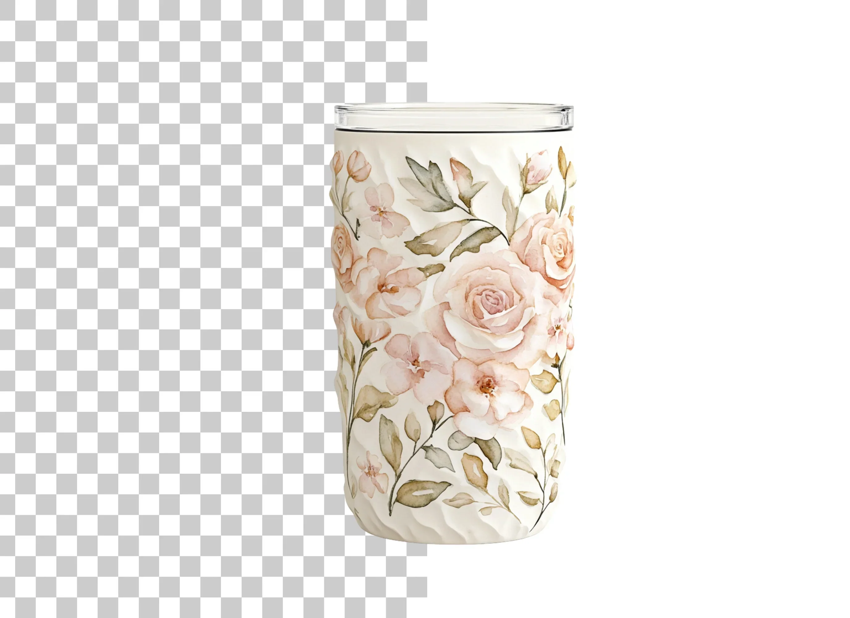 Elegant Floral Tumbler Clipart Bundle - Image 2
