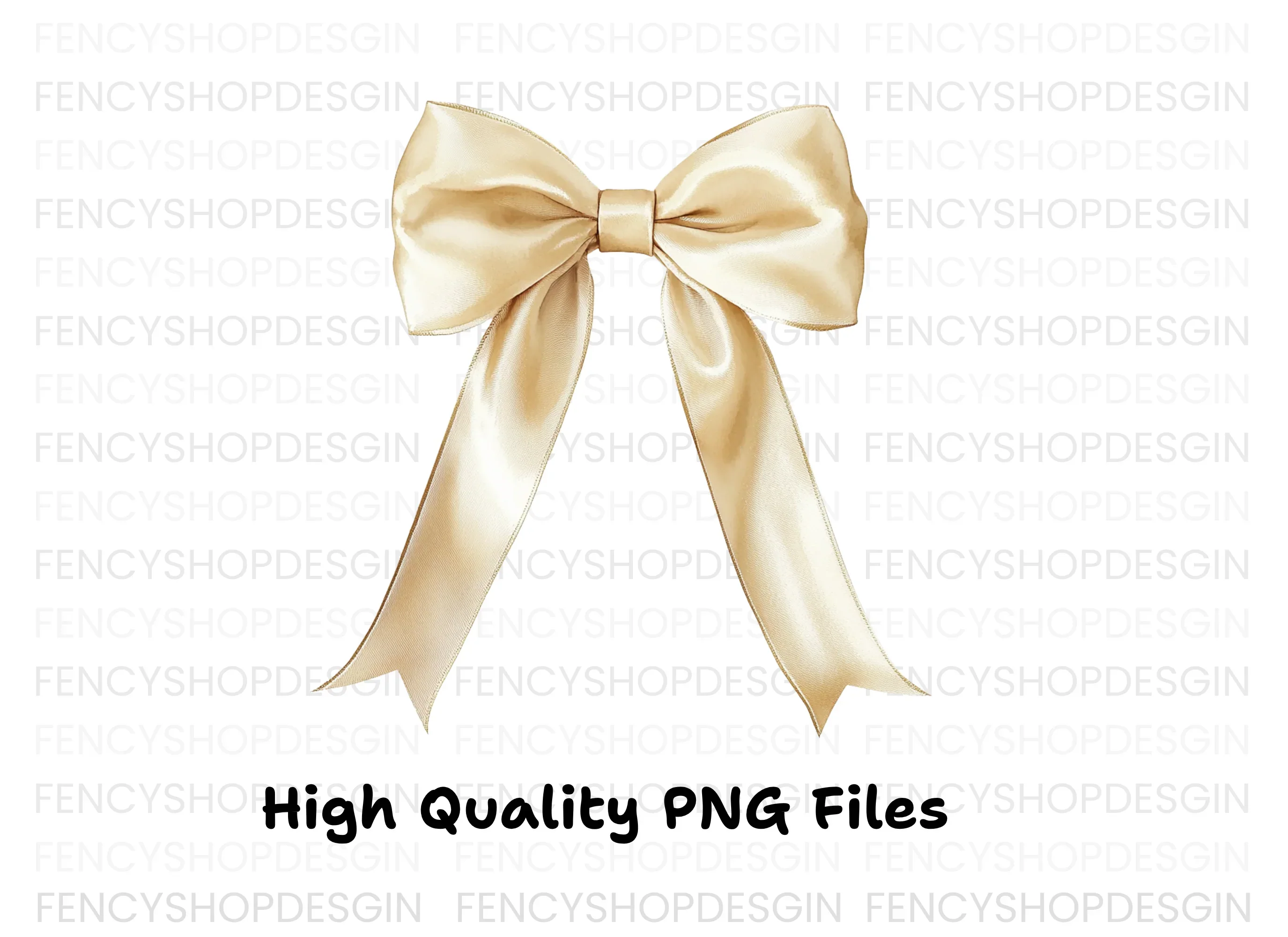 Elegant Gold Bows Clipart Bundle - Image 3