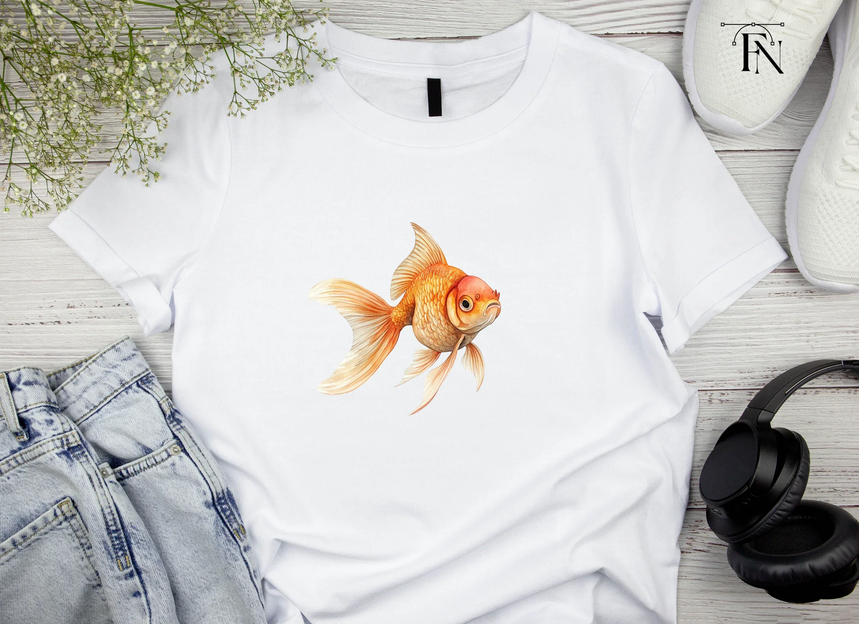 Elegant Goldfish Clipart Bundle - Image 4