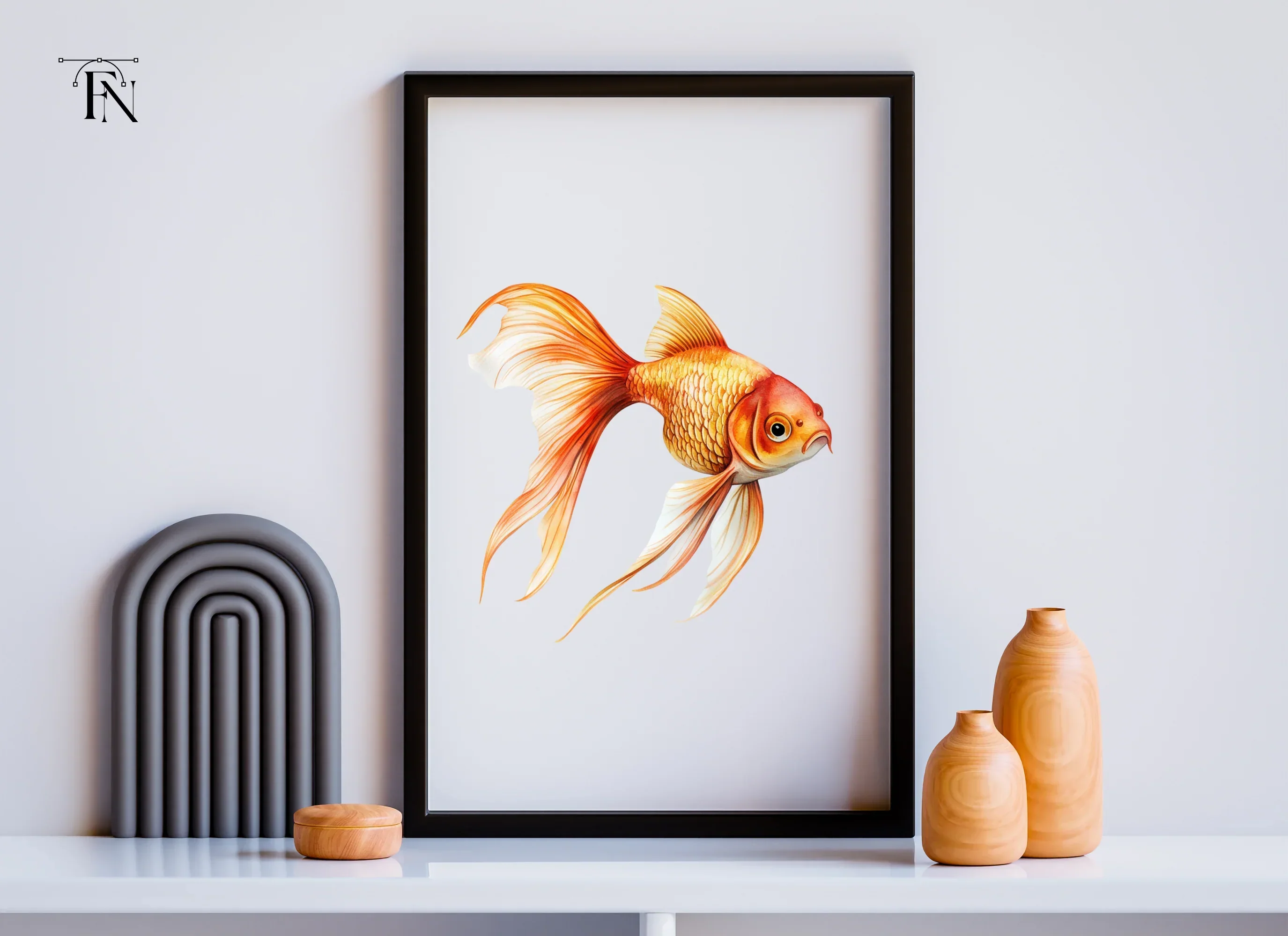 Elegant Goldfish Clipart Bundle - Image 5