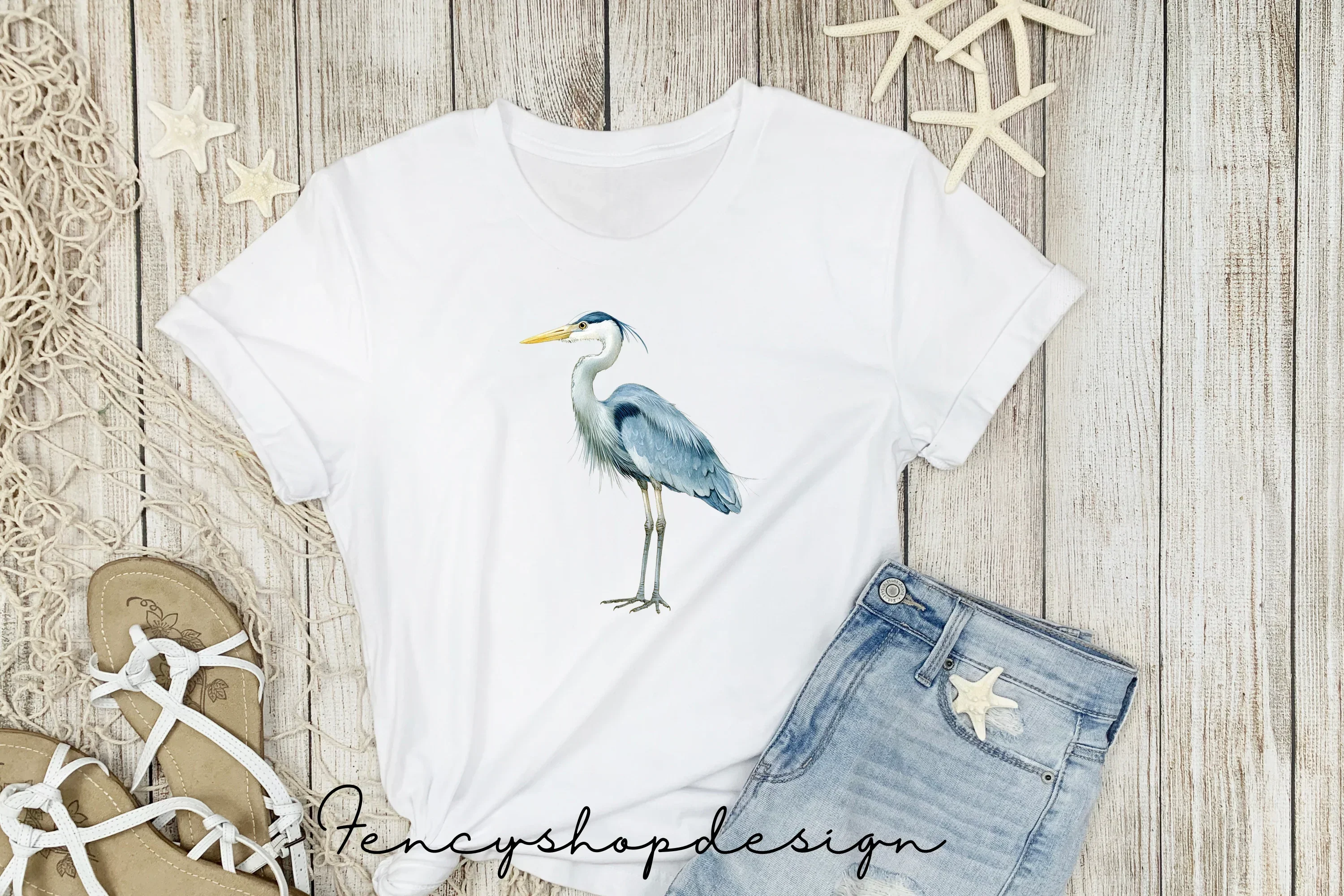 Elegant Heron Clipart Bundle - Image 5
