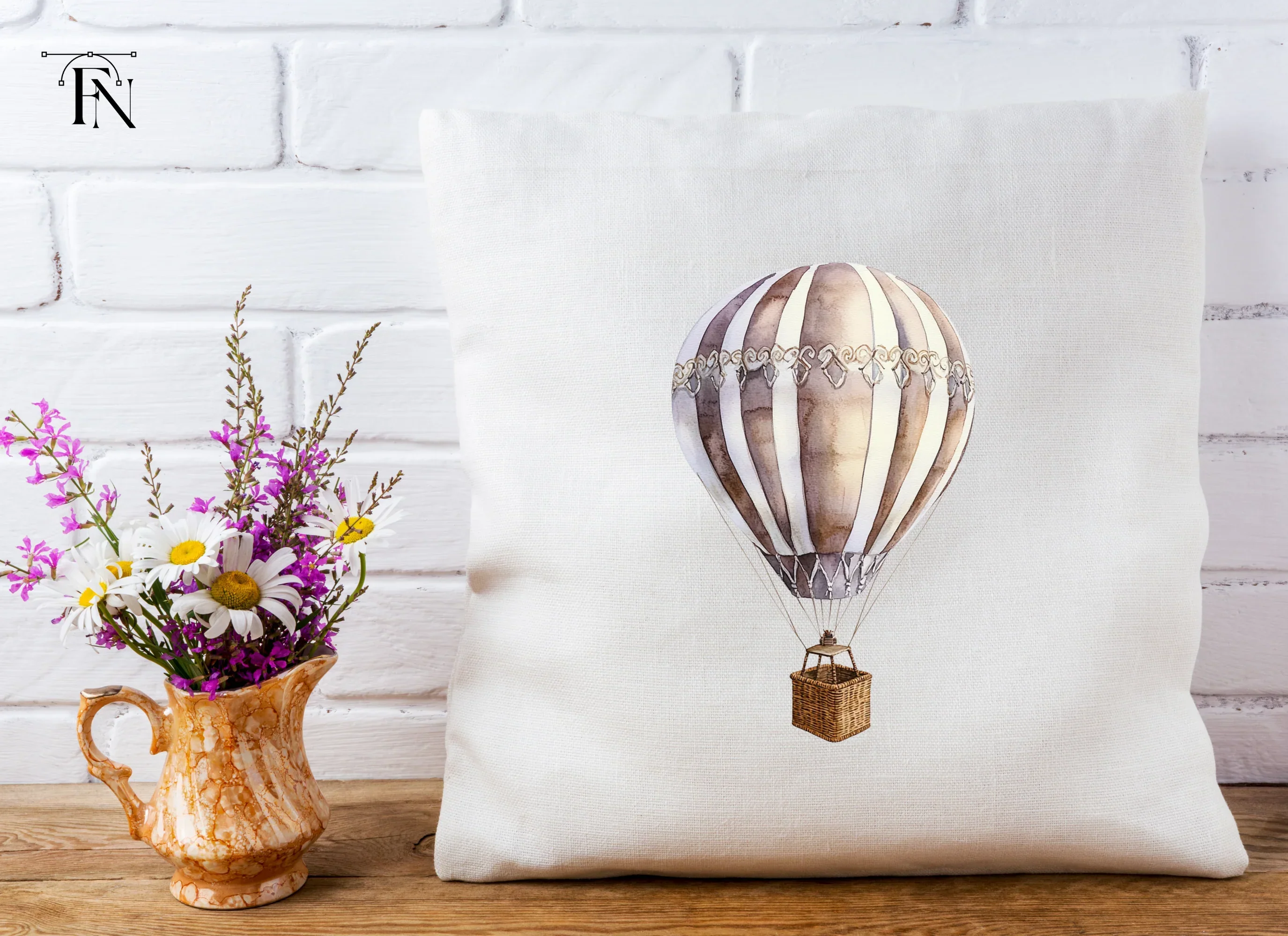 Elegant Hot Air Balloon Clipart Bundle - Image 5
