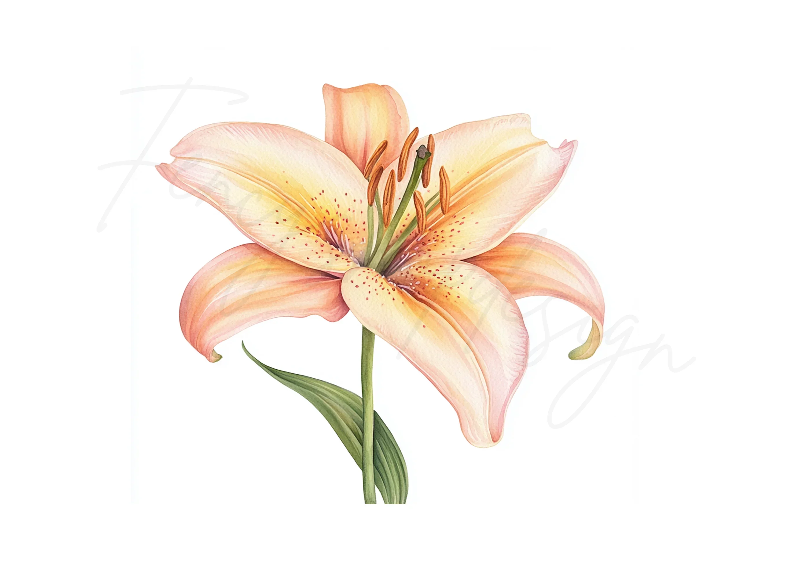 Elegant Lily Flower Clipart Bundle - Image 2