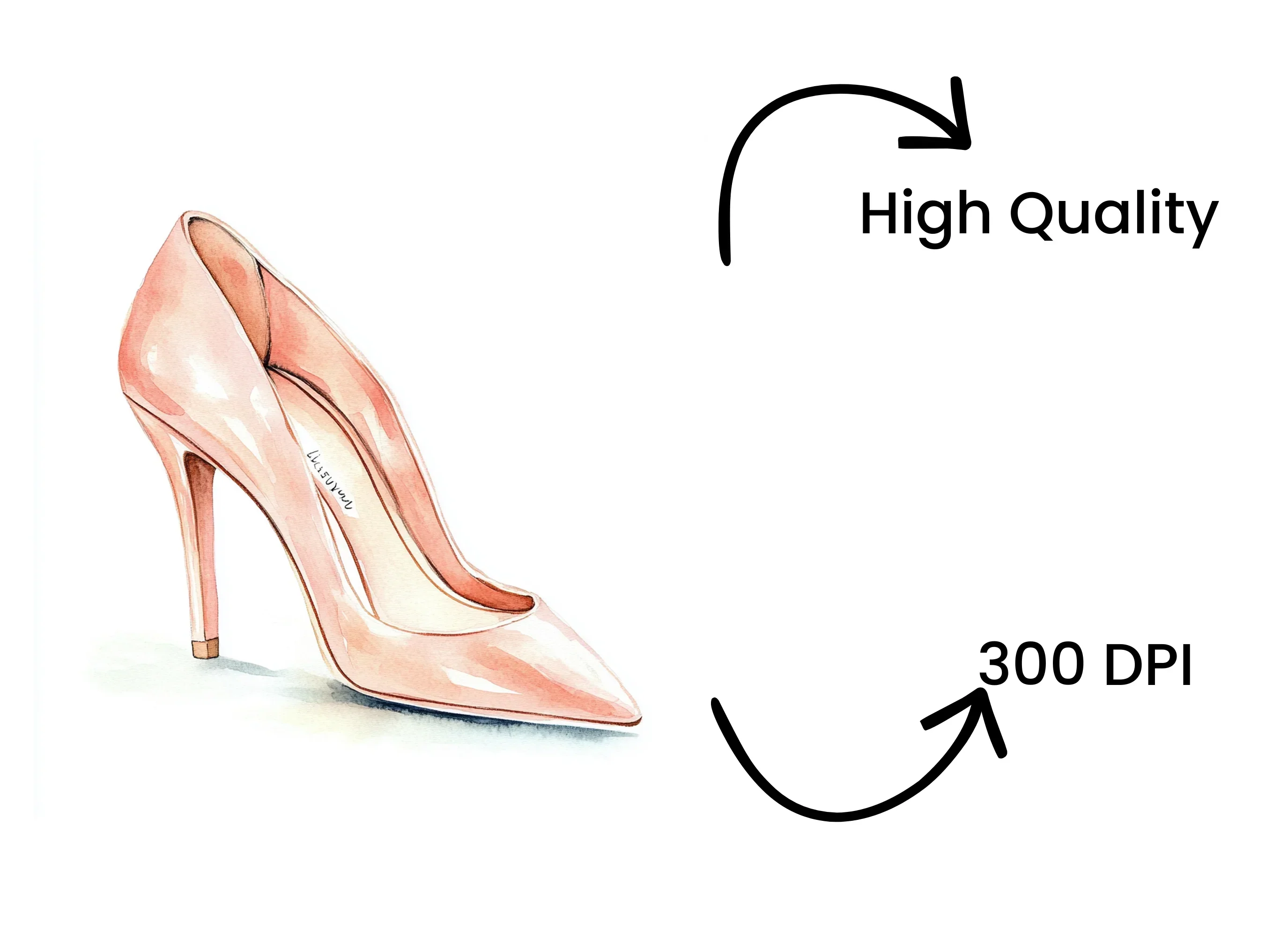 Elegant Nude High Heels Clipart Bundle - Image 4