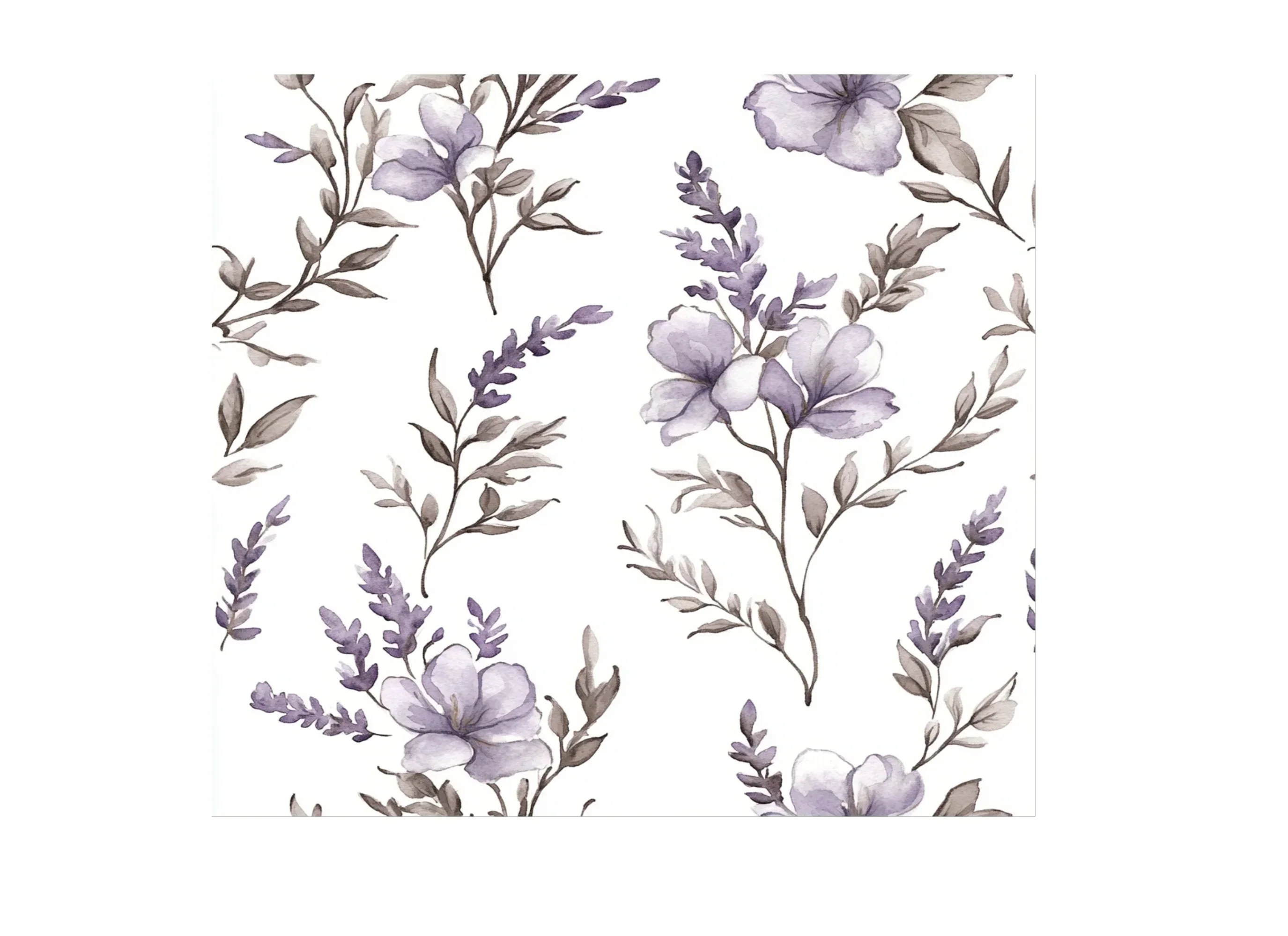 Elegant Purple Floral Clipart Bundle - Image 3