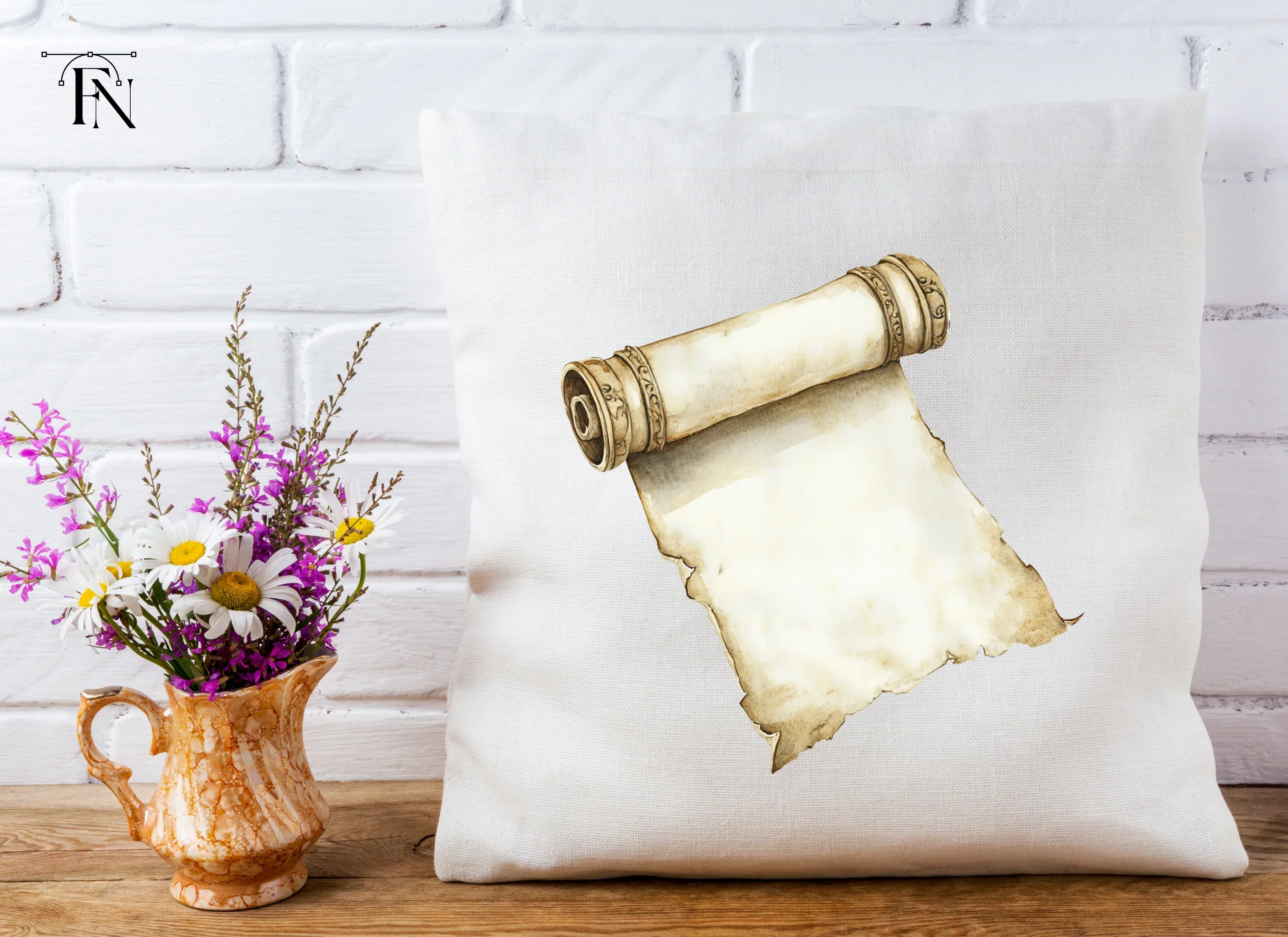 Elegant Rolled Parchment Clipart Bundle - Image 4